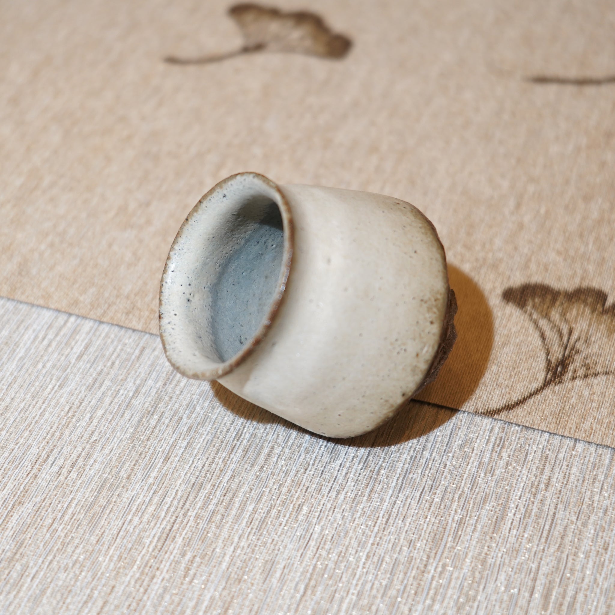 *新品*【雪隱·霜岳】全手工紅陶炻器主人杯