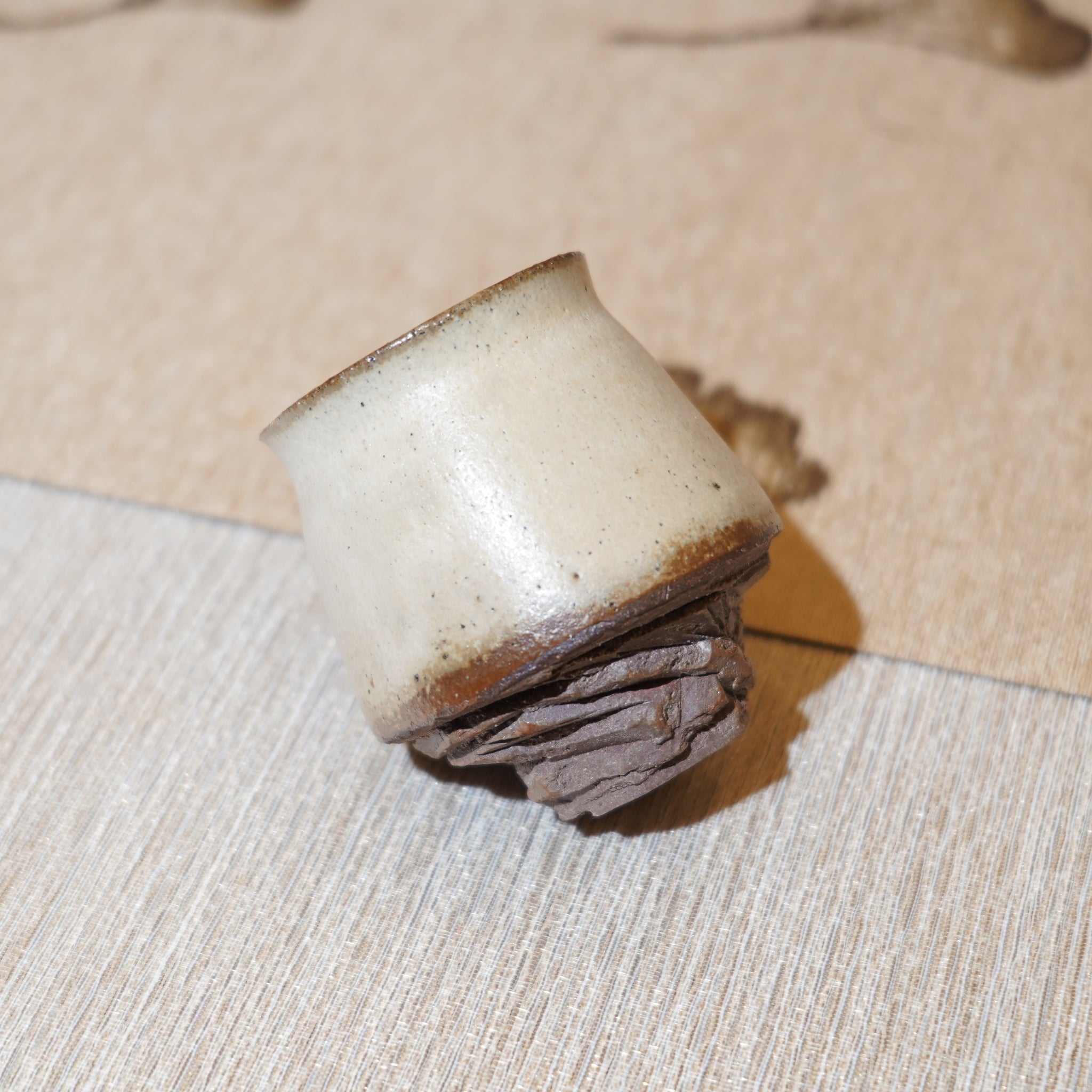 *新品*【雪隱·霜岳】全手工紅陶炻器主人杯