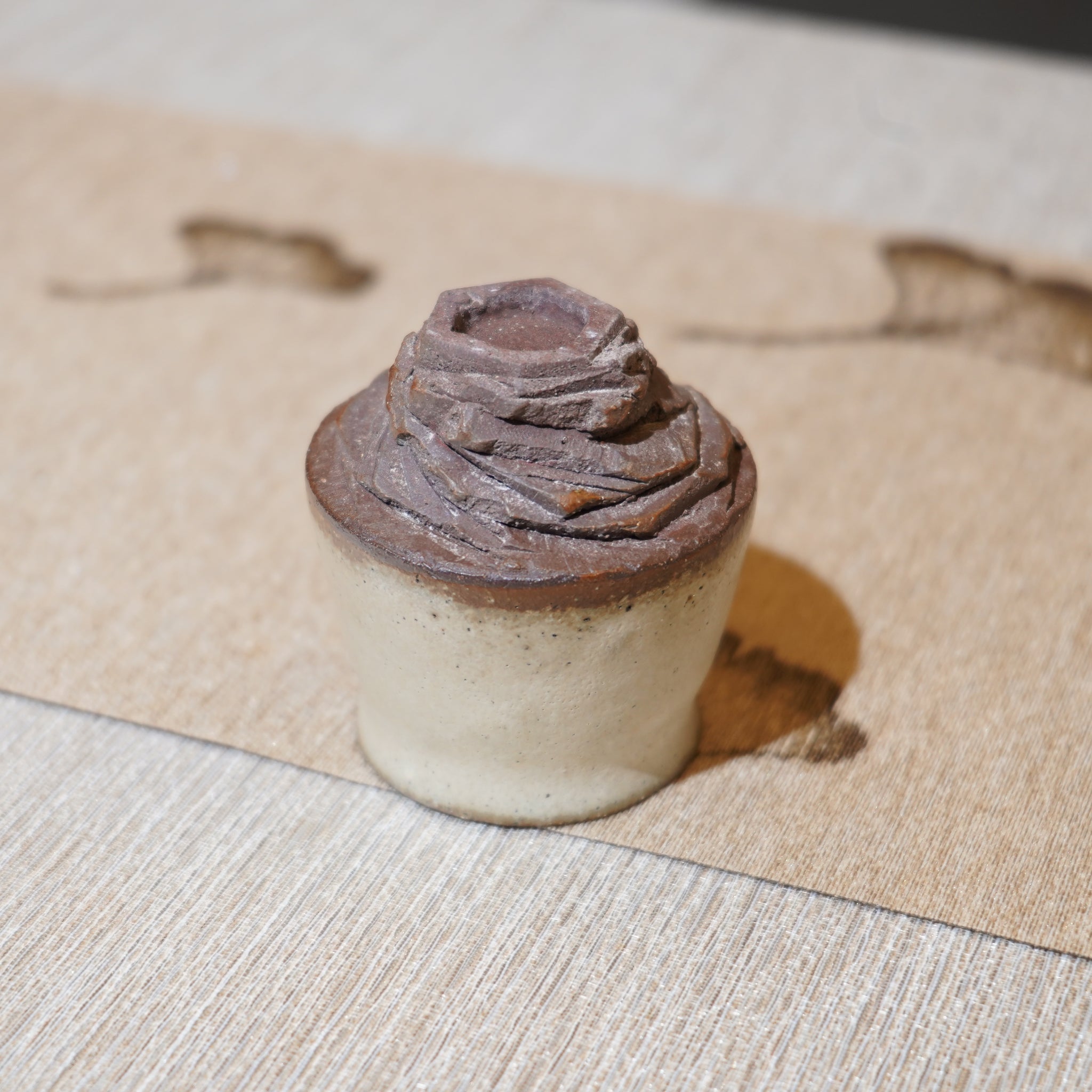 *新品*【雪隱·霜岳】全手工紅陶炻器主人杯