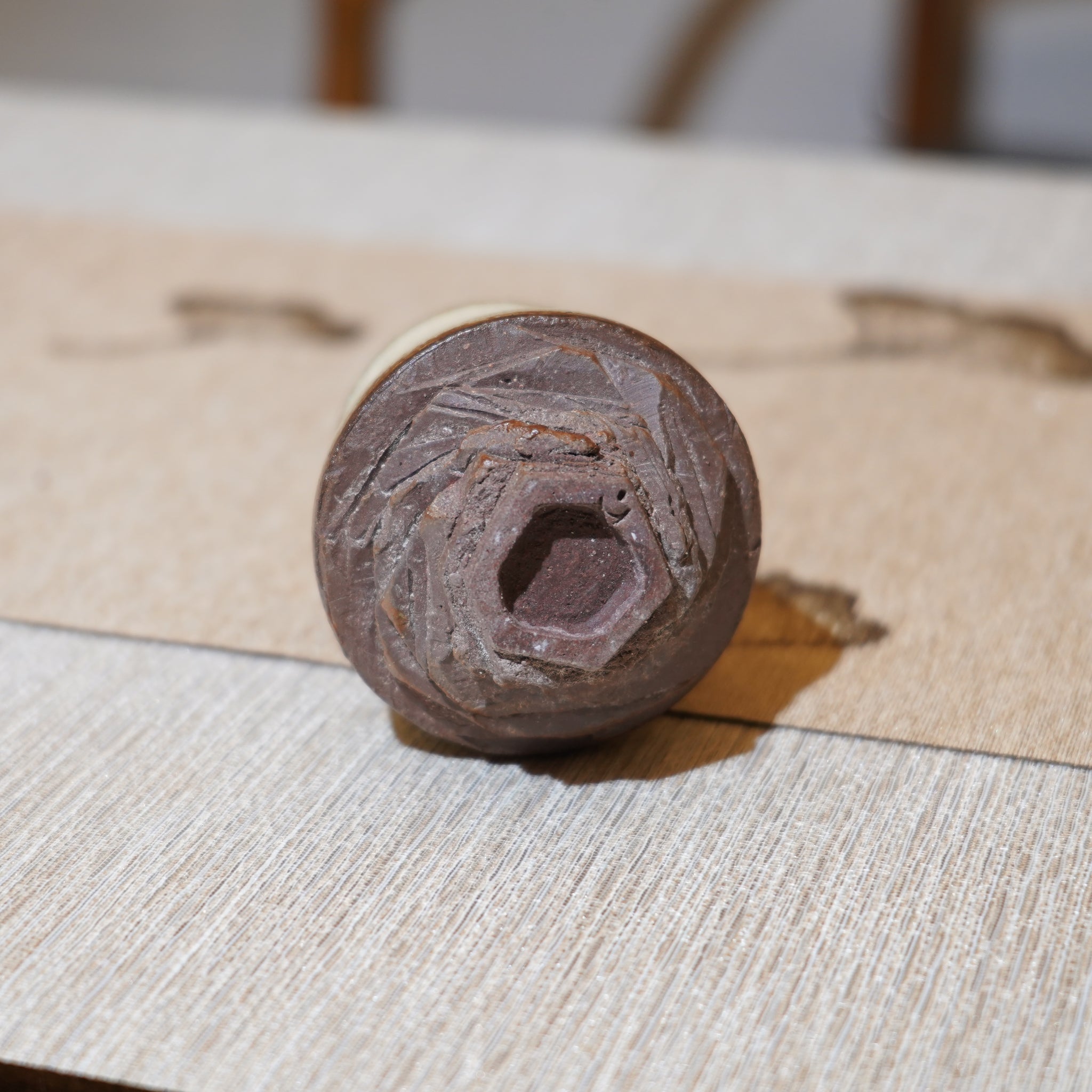 *新品*【雪隱·霜岳】全手工紅陶炻器主人杯