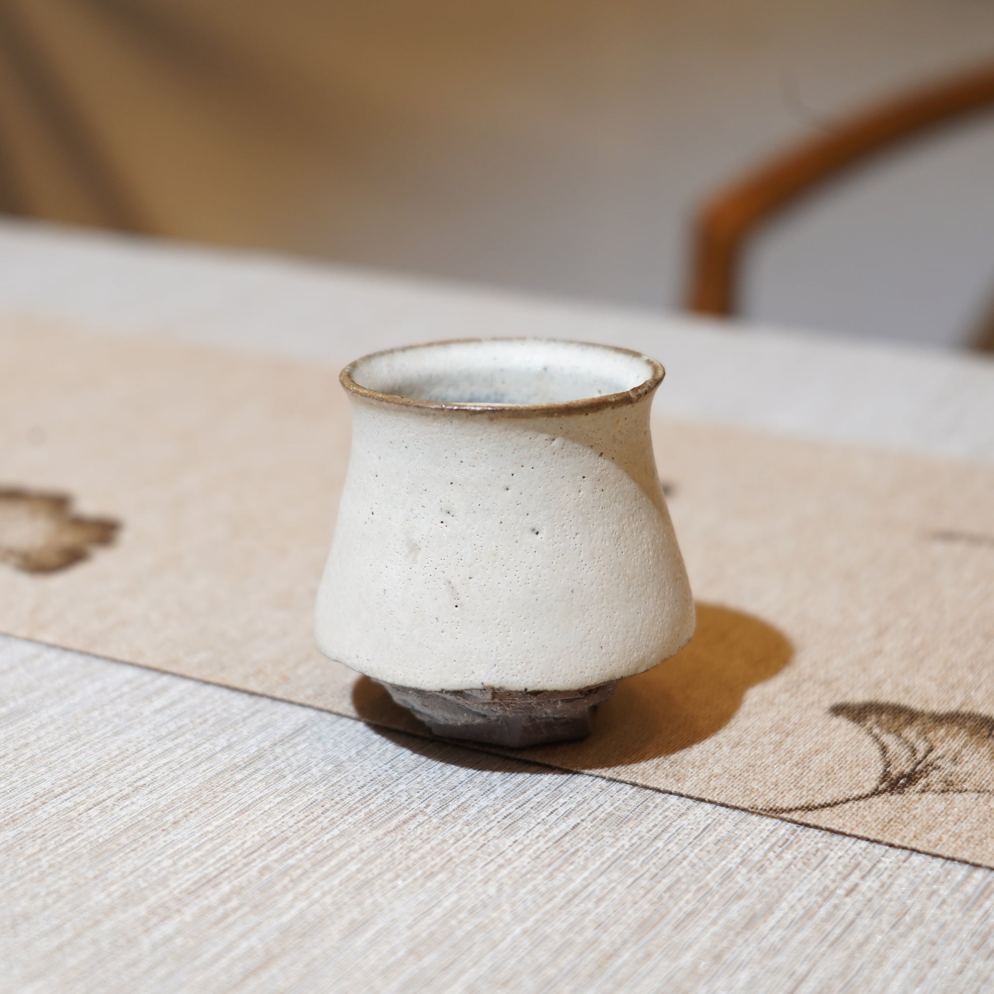 *新品*【雪隱·霜岳】全手工紅陶炻器主人杯