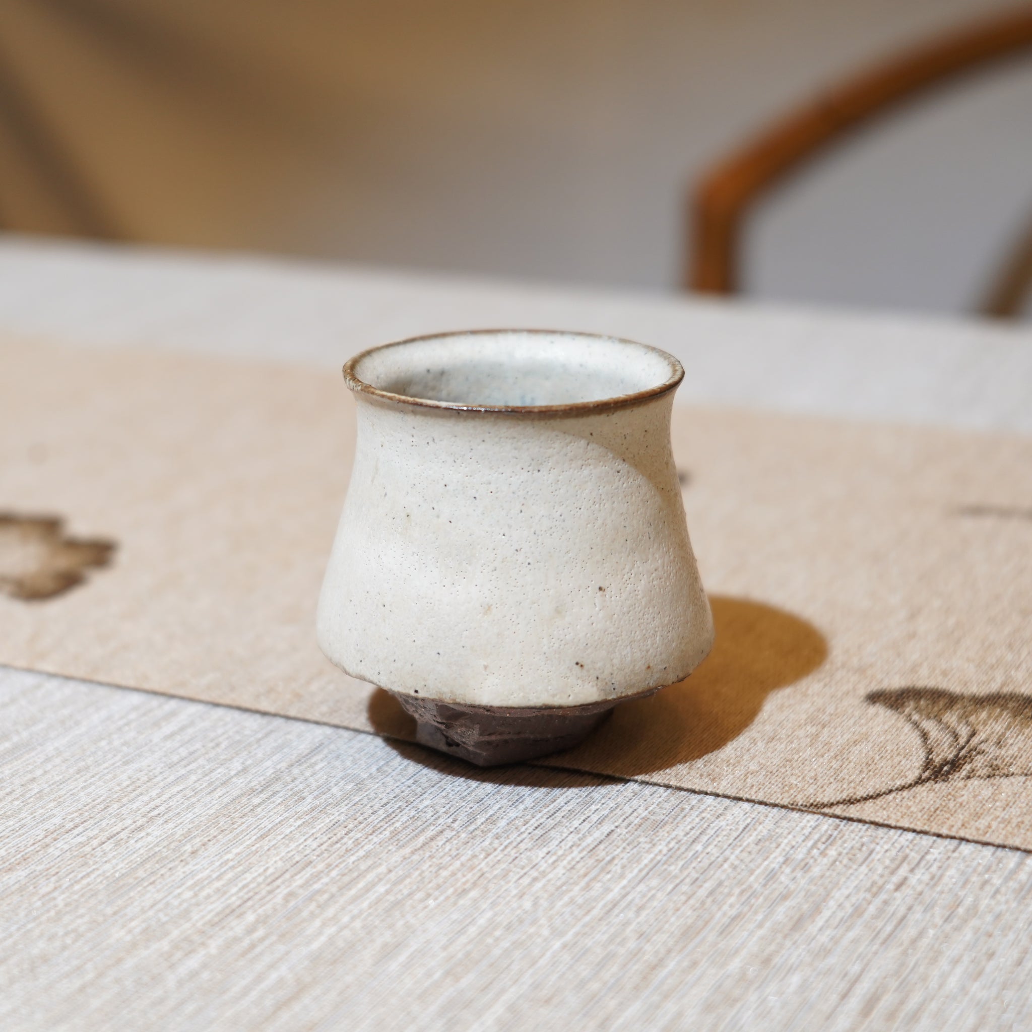 *新品*【雪隱·霜岳】全手工紅陶炻器主人杯