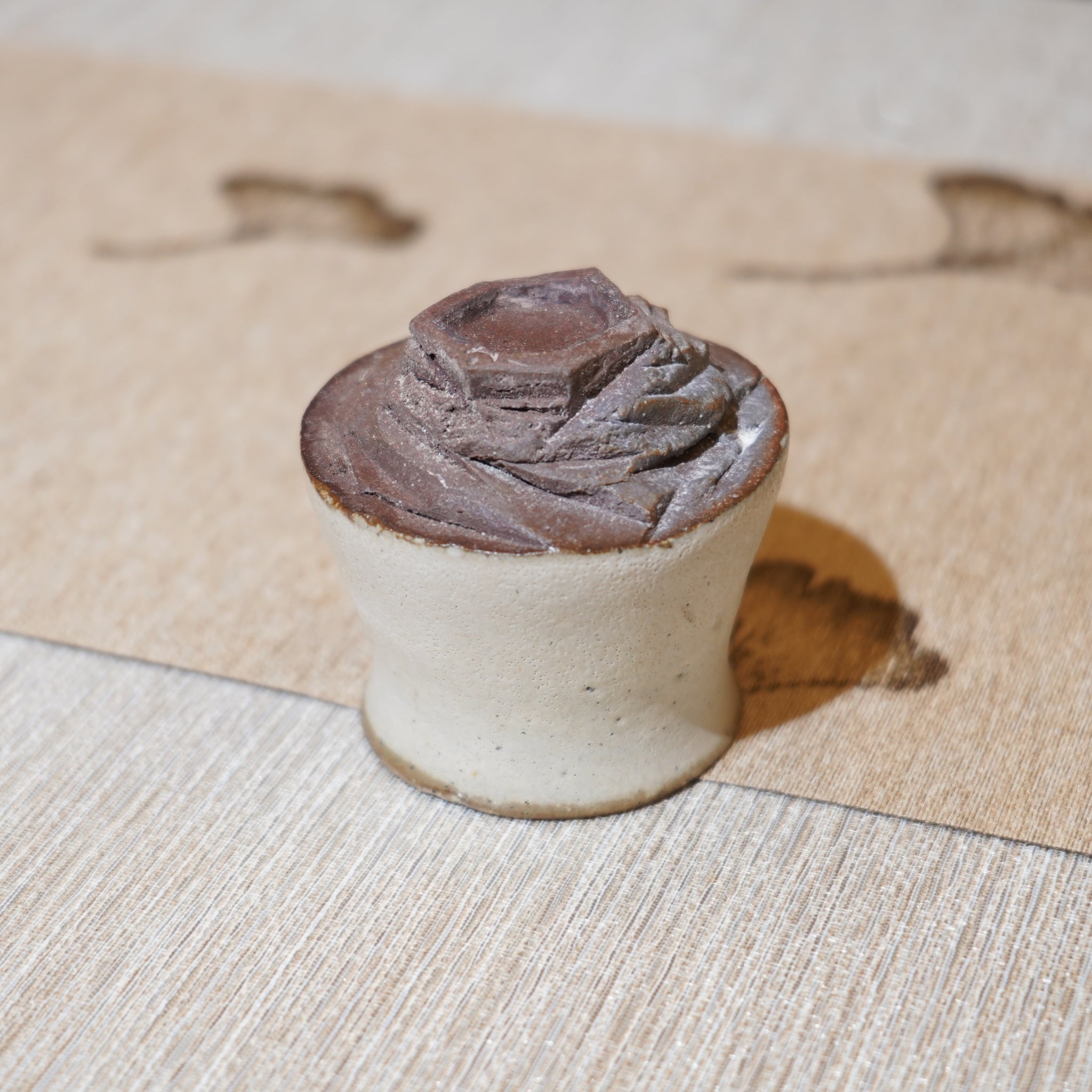 *新品*【雪隱·霜岳】全手工紅陶炻器主人杯