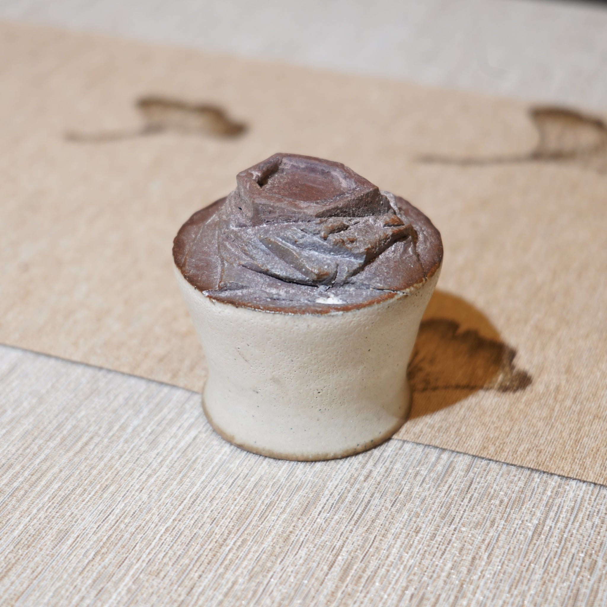 *新品*【雪隱·霜岳】全手工紅陶炻器主人杯