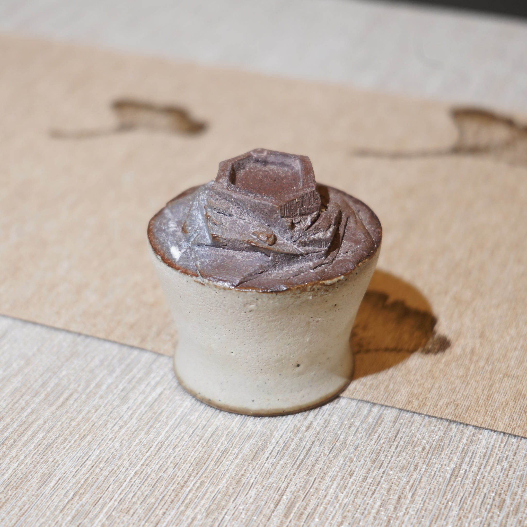 *新品*【雪隱·霜岳】全手工紅陶炻器主人杯