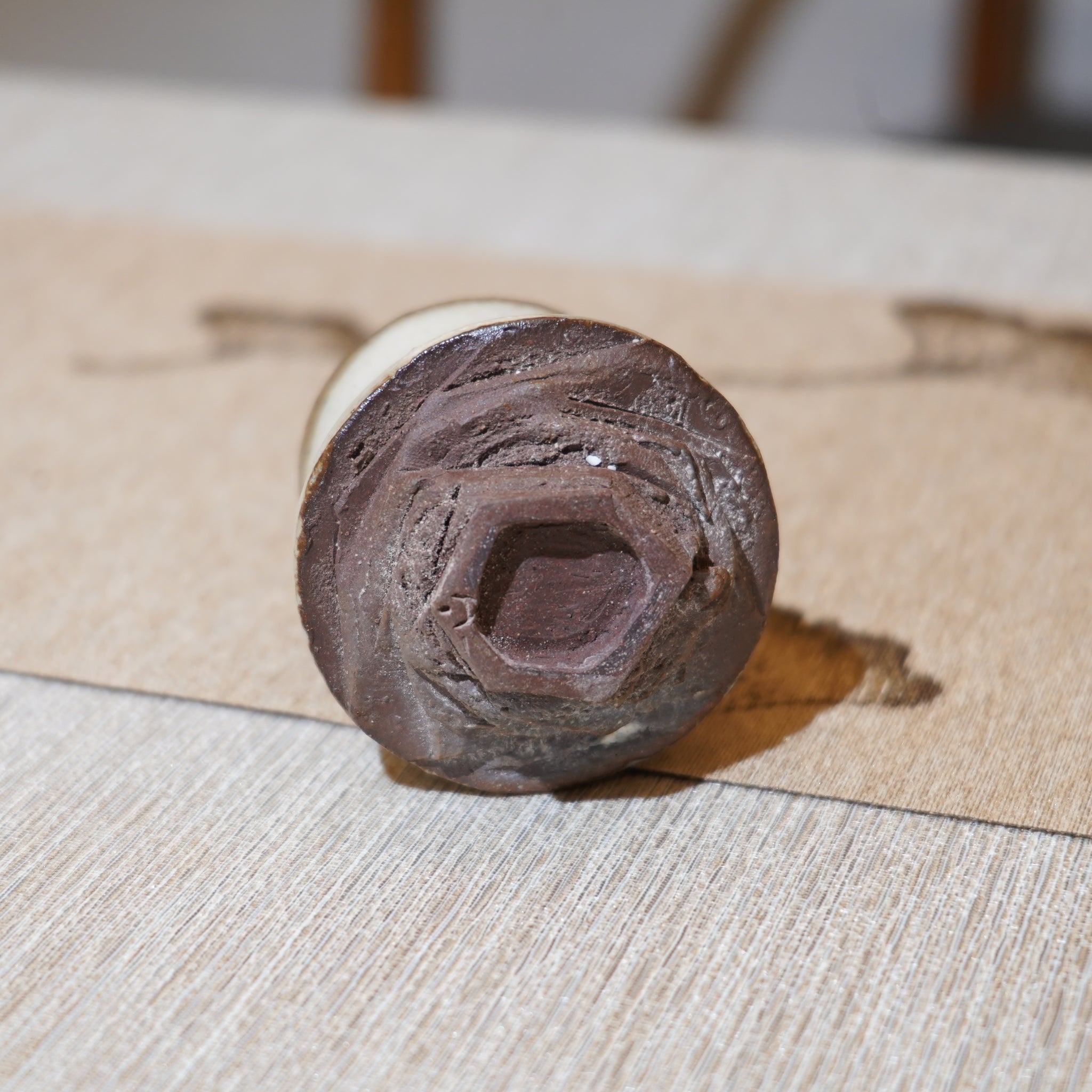 *新品*【雪隱·霜岳】全手工紅陶炻器主人杯