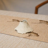 *新品*【雪隱·礫泊】全手工灰陶炻器茶置蓋置