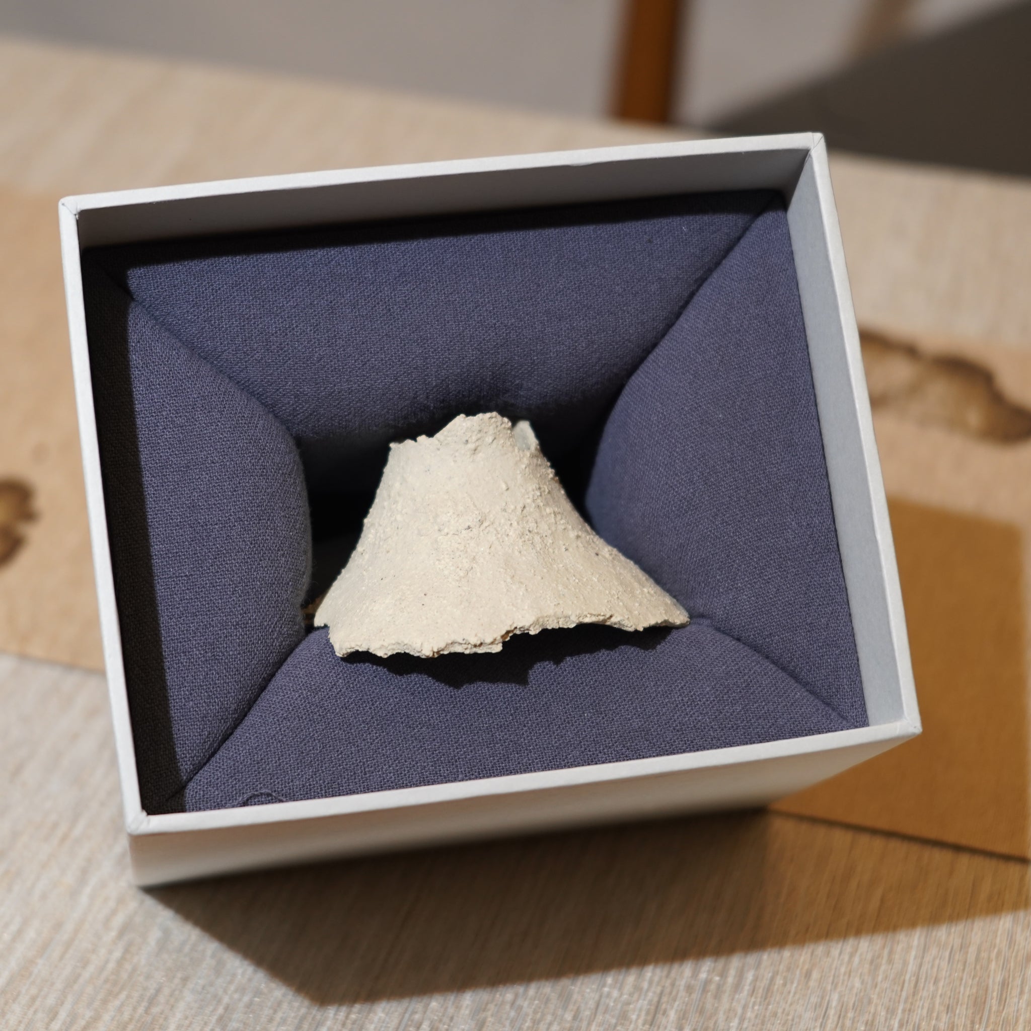 *新品*【雪隱·礫泊】全手工灰陶炻器茶置蓋置