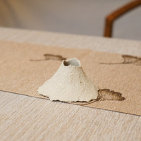 *新品*【雪隱·礫泊】全手工灰陶炻器茶置蓋置