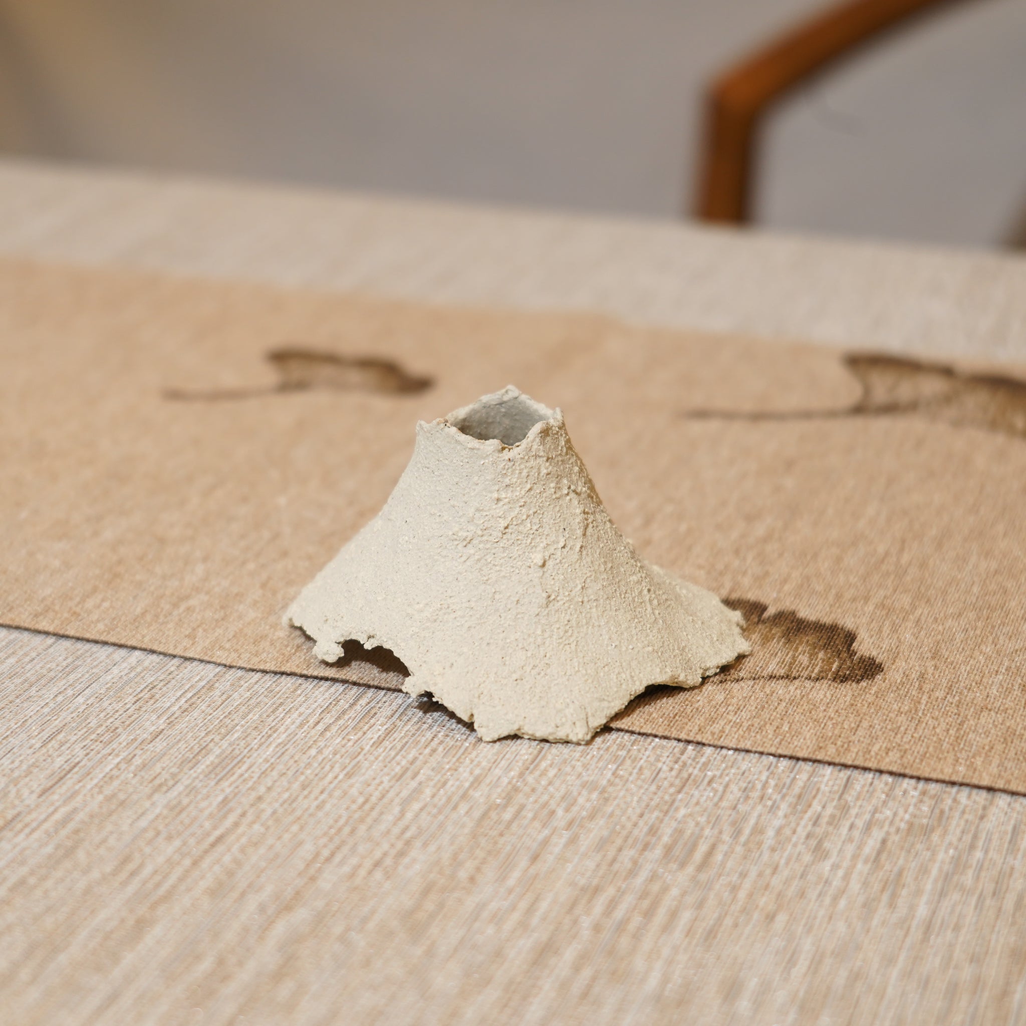 *新品*【雪隱·礫泊】全手工灰陶炻器茶置蓋置