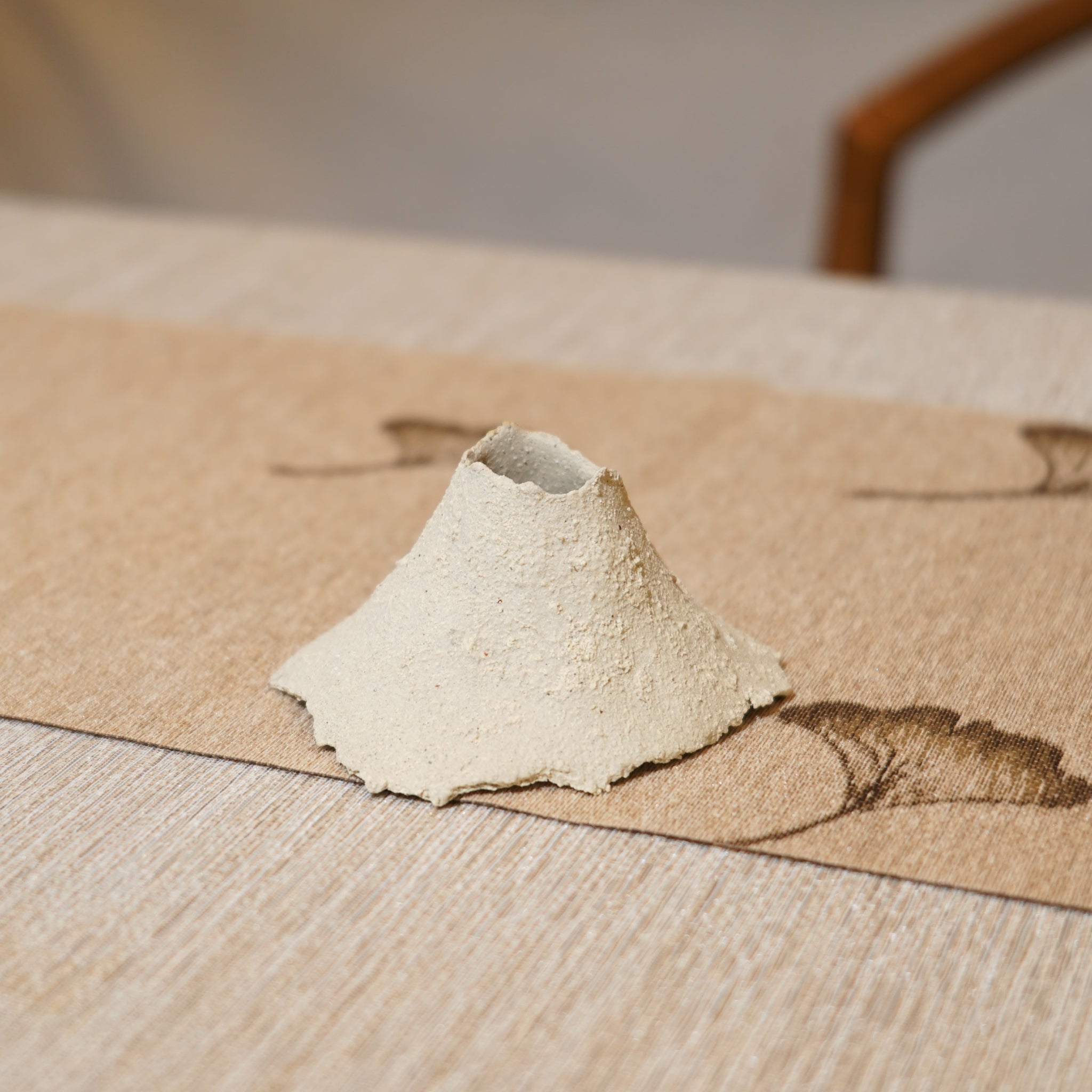 *新品*【雪隱·礫泊】全手工灰陶炻器茶置蓋置