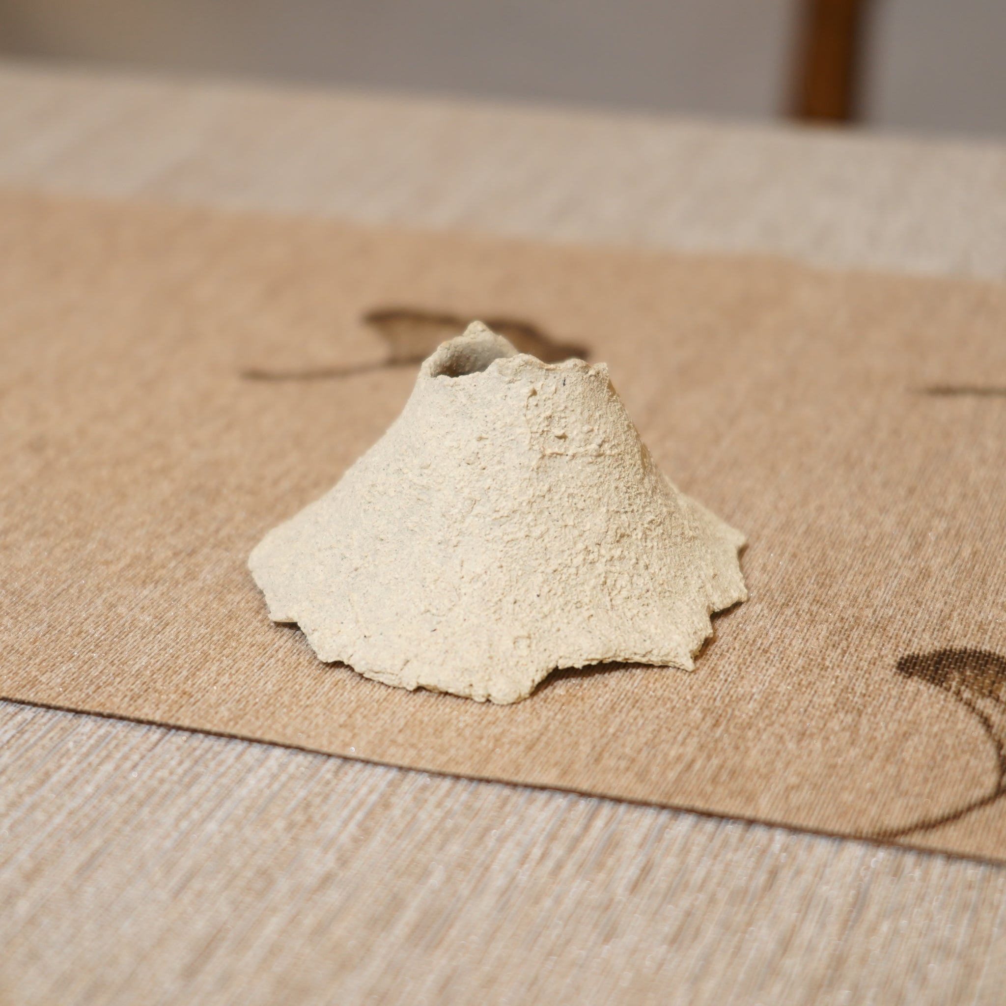 *新品*【雪隱·礫泊】全手工灰陶炻器茶置蓋置