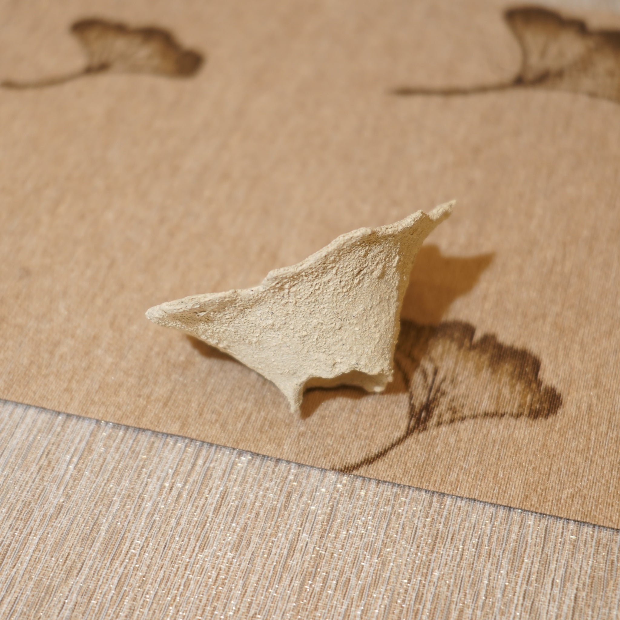 *新品*【雪隱·礫泊】全手工灰陶炻器茶置蓋置