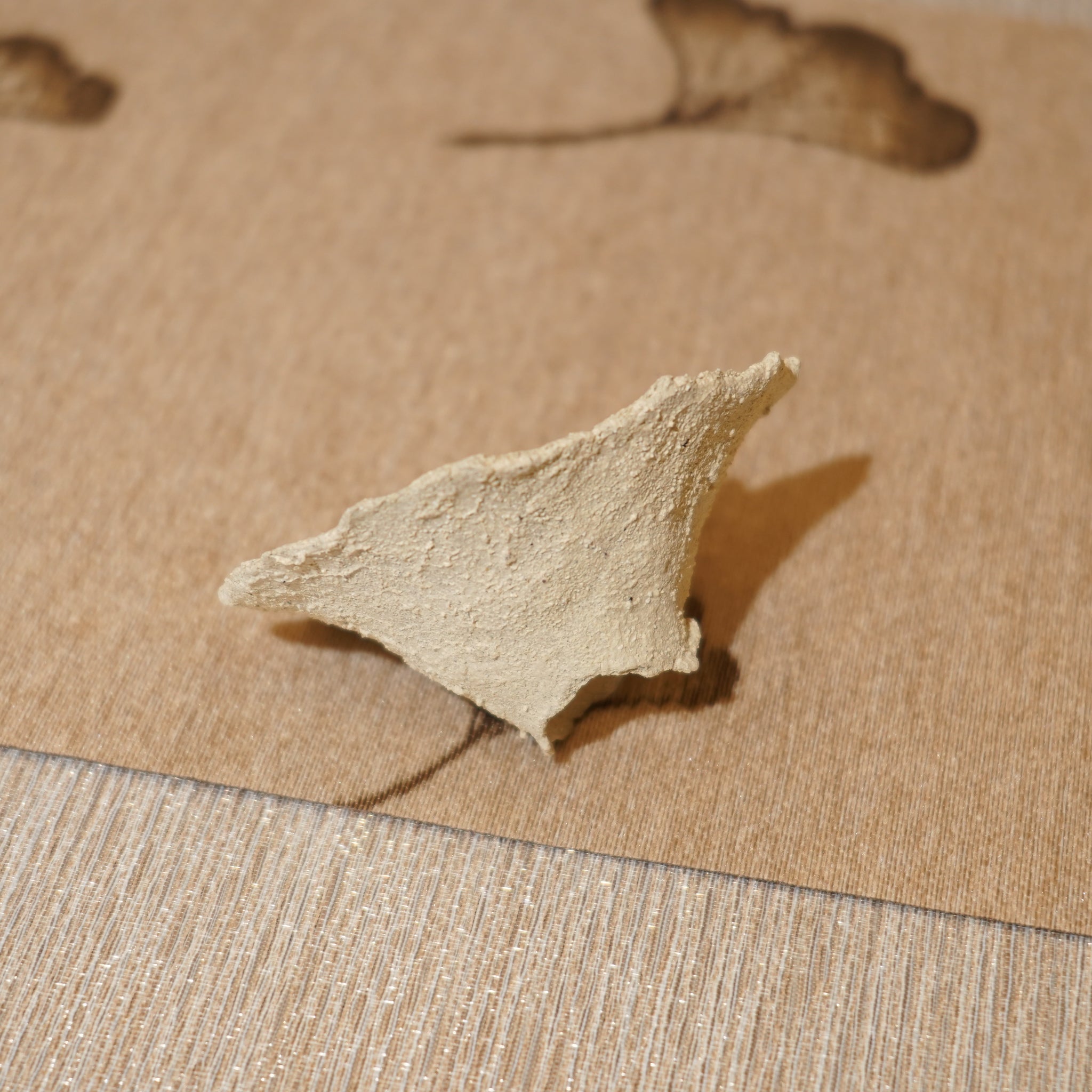 *新品*【雪隱·礫泊】全手工灰陶炻器茶置蓋置