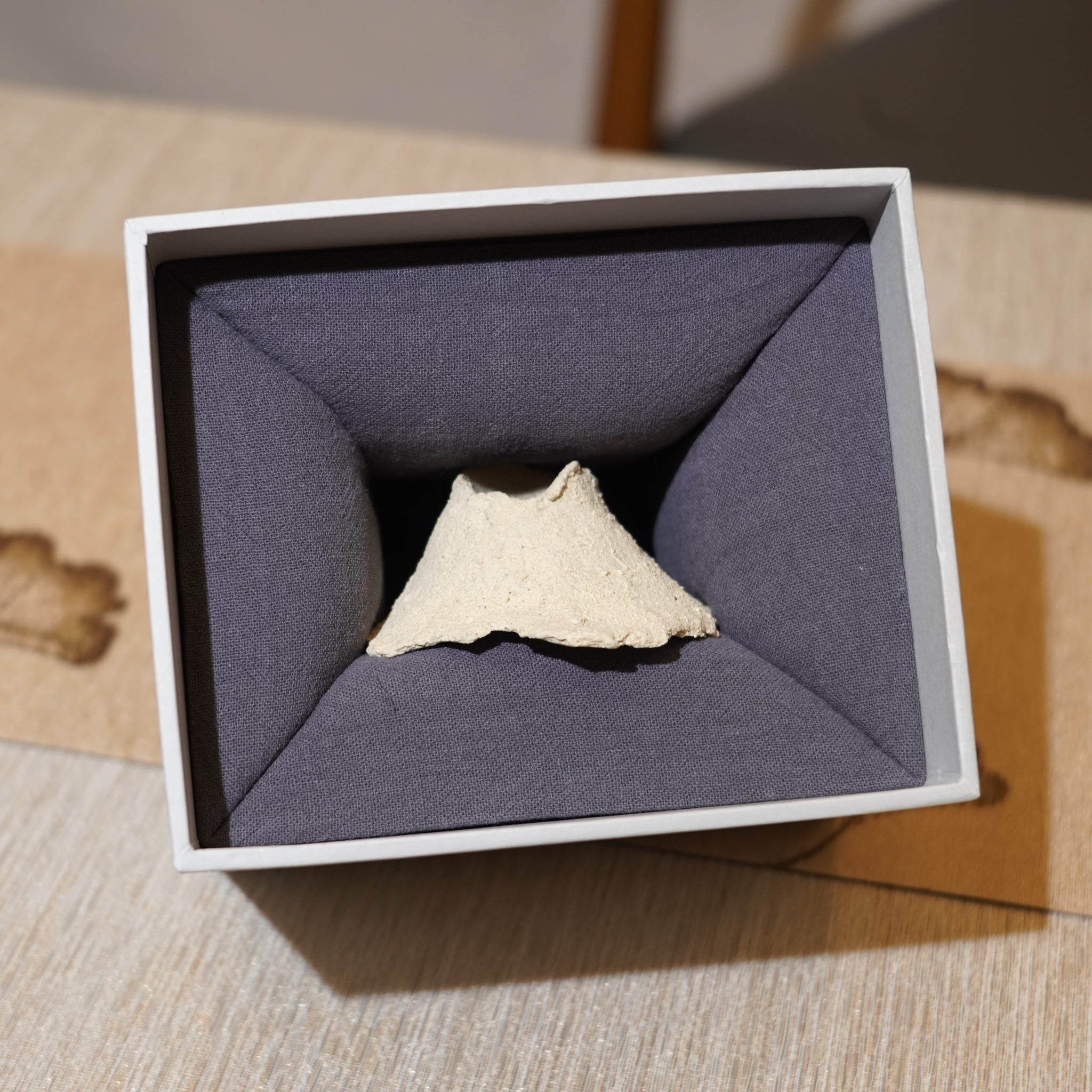 *新品*【雪隱·礫泊】全手工灰陶炻器茶置蓋置