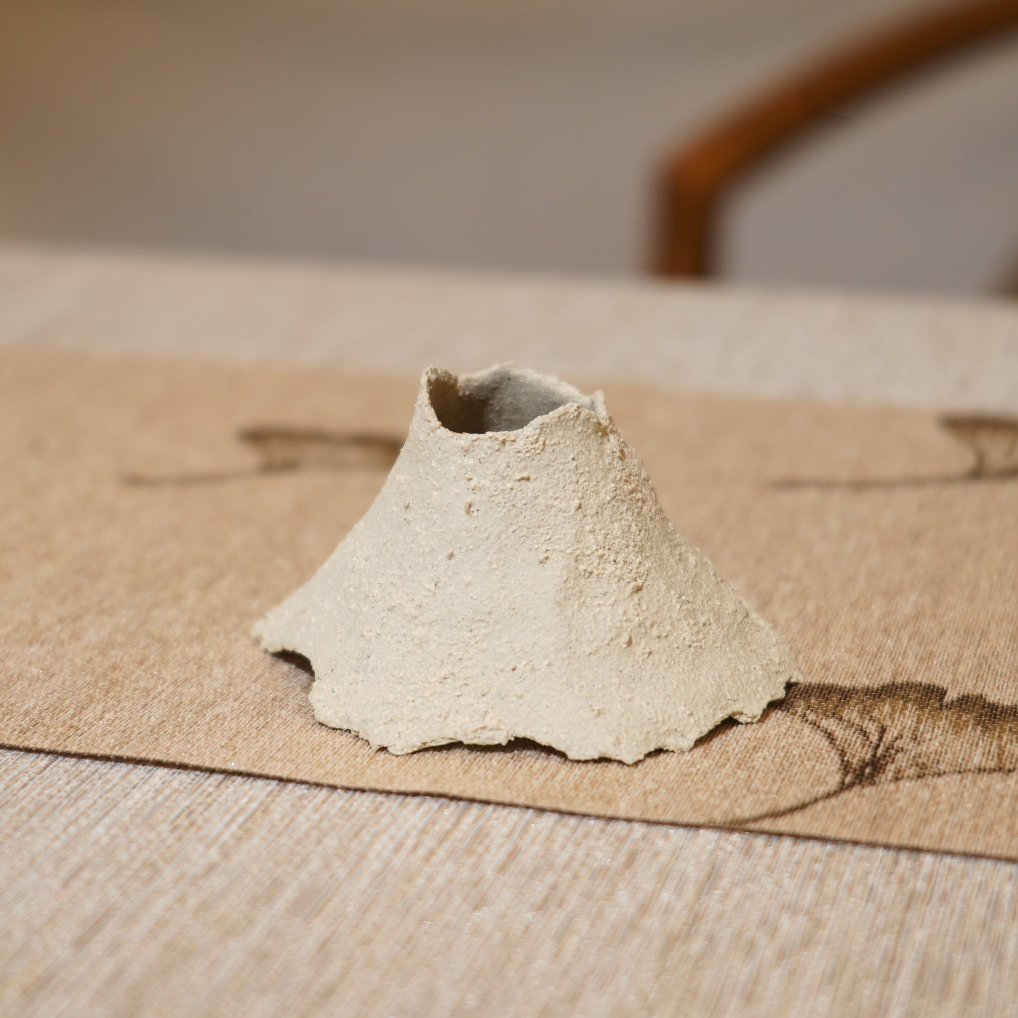 *新品*【雪隱·礫泊】全手工灰陶炻器茶置蓋置