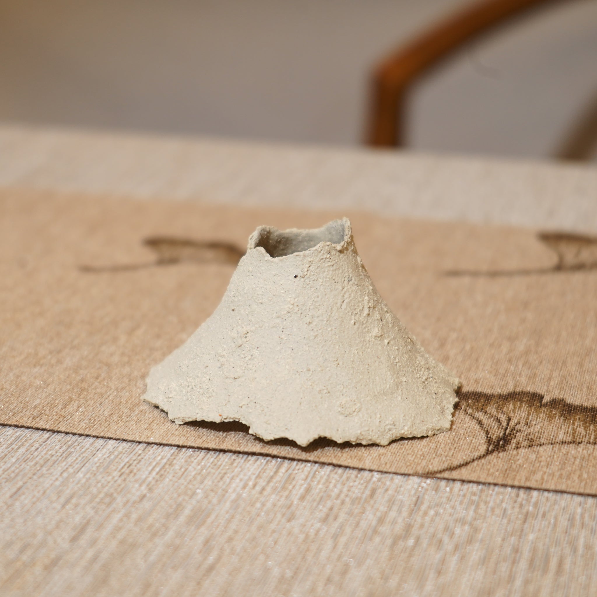 *新品*【雪隱·礫泊】全手工灰陶炻器茶置蓋置