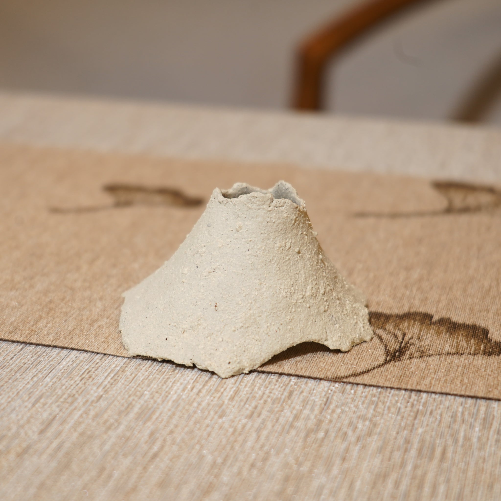 *新品*【雪隱·礫泊】全手工灰陶炻器茶置蓋置