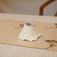 *新品*【雪隱·礫泊】全手工灰陶炻器茶置蓋置