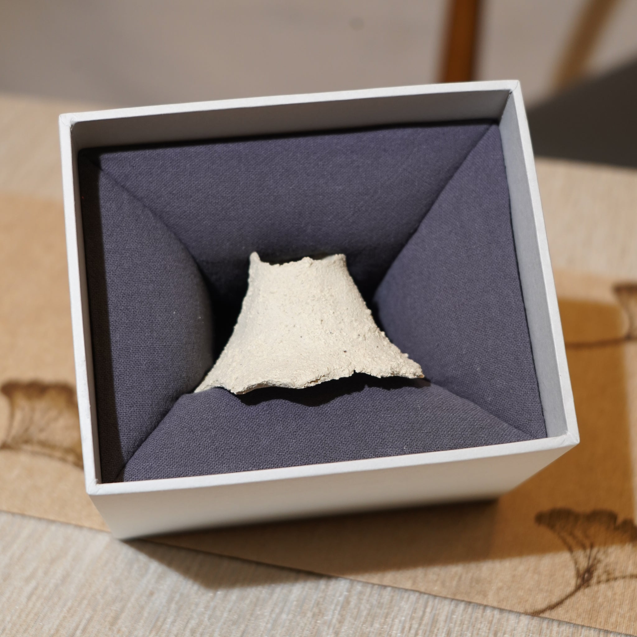 *新品*【雪隱·礫泊】全手工灰陶炻器茶置蓋置