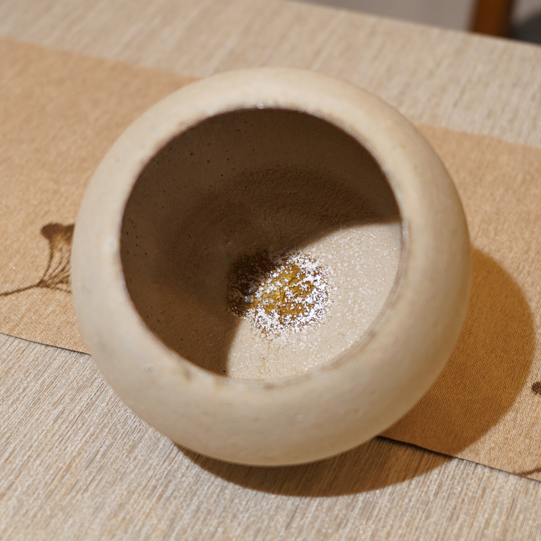 *新品*【雪隱·月輪】全手工紅陶炻器茶盂