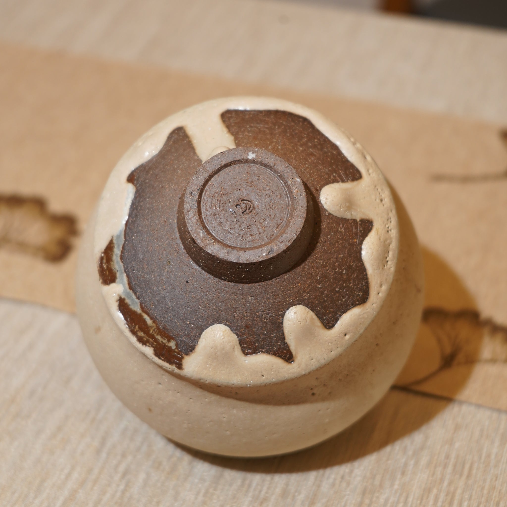 *新品*【雪隱·月輪】全手工紅陶炻器茶盂