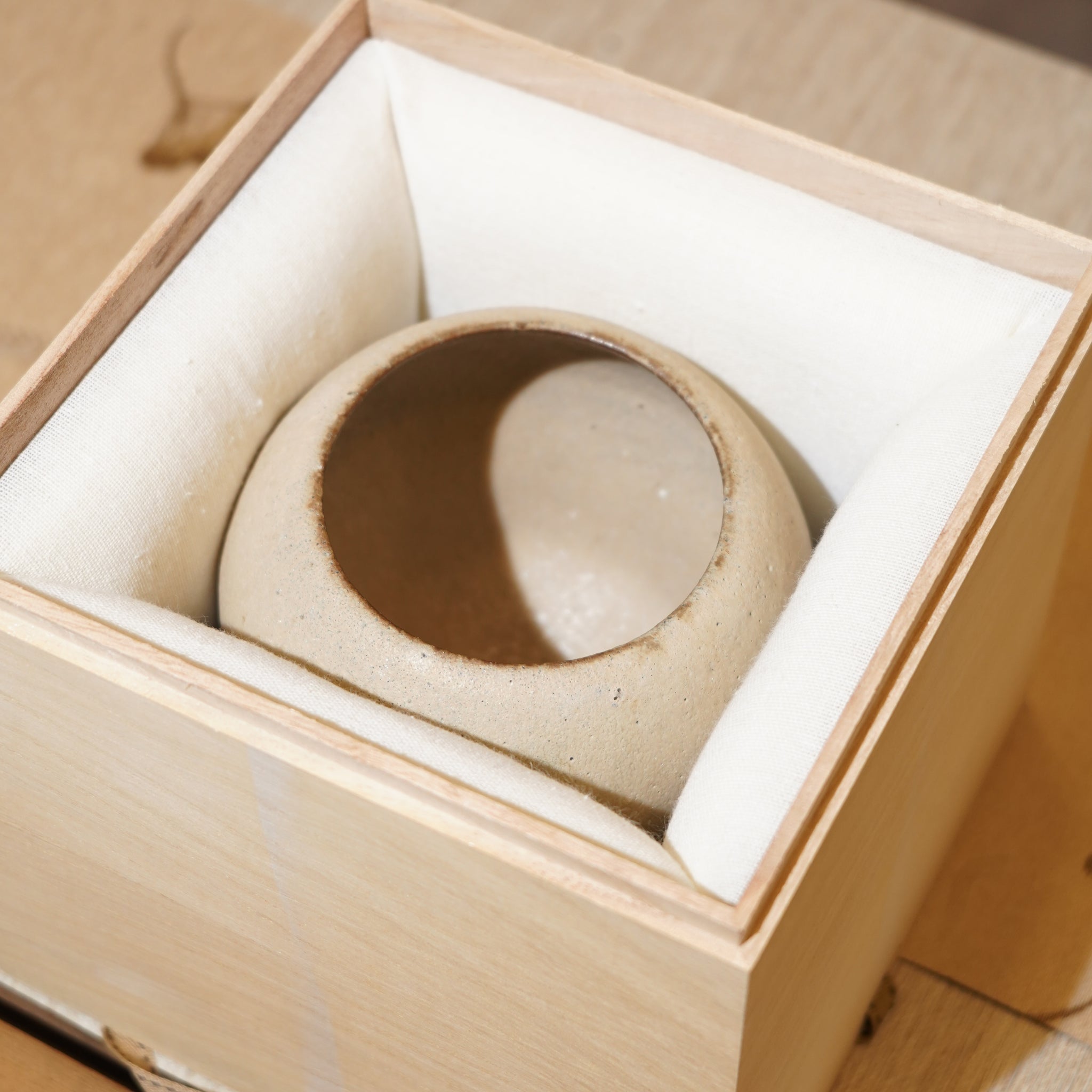 *新品*【雪隱·月輪】全手工紅陶炻器茶盂