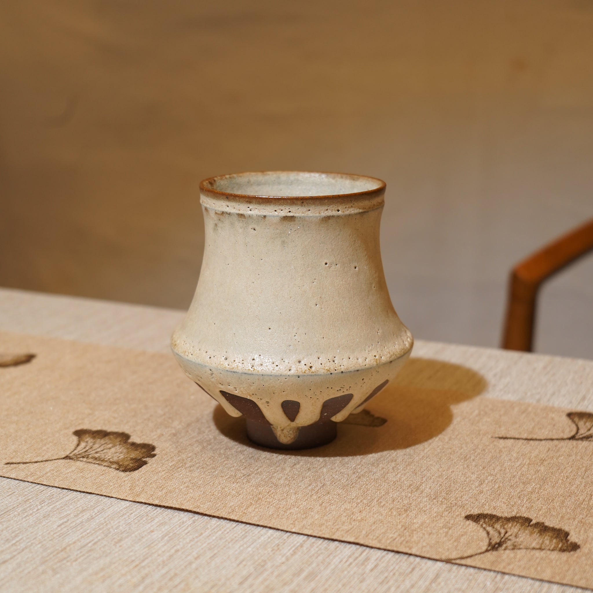 *新品*【雪隱·富嶽】全手工紅陶炻器茶盂