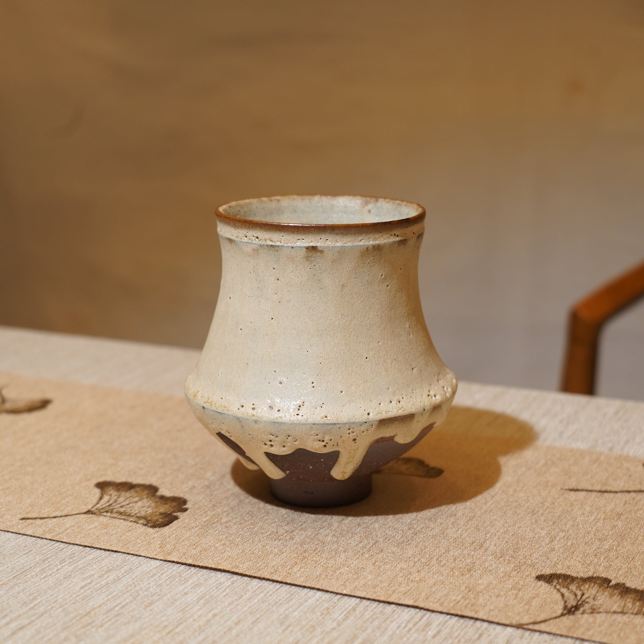 *新品*【雪隱·富嶽】全手工紅陶炻器茶盂