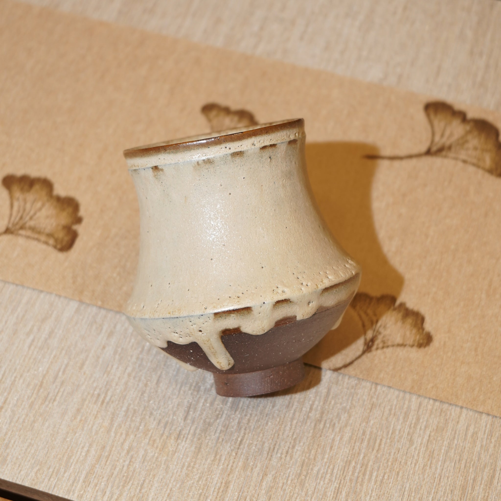 *新品*【雪隱·富嶽】全手工紅陶炻器茶盂