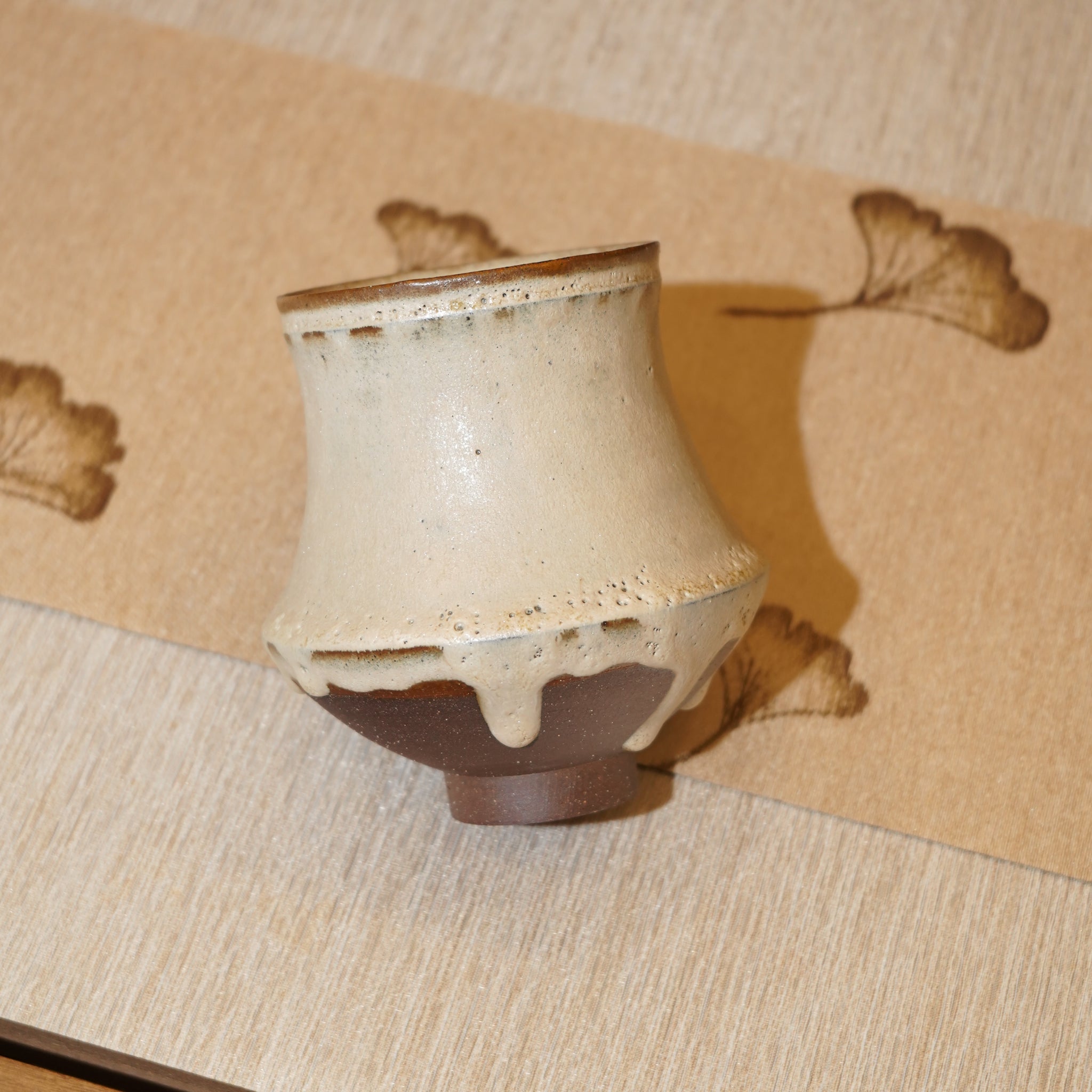 *新品*【雪隱·富嶽】全手工紅陶炻器茶盂