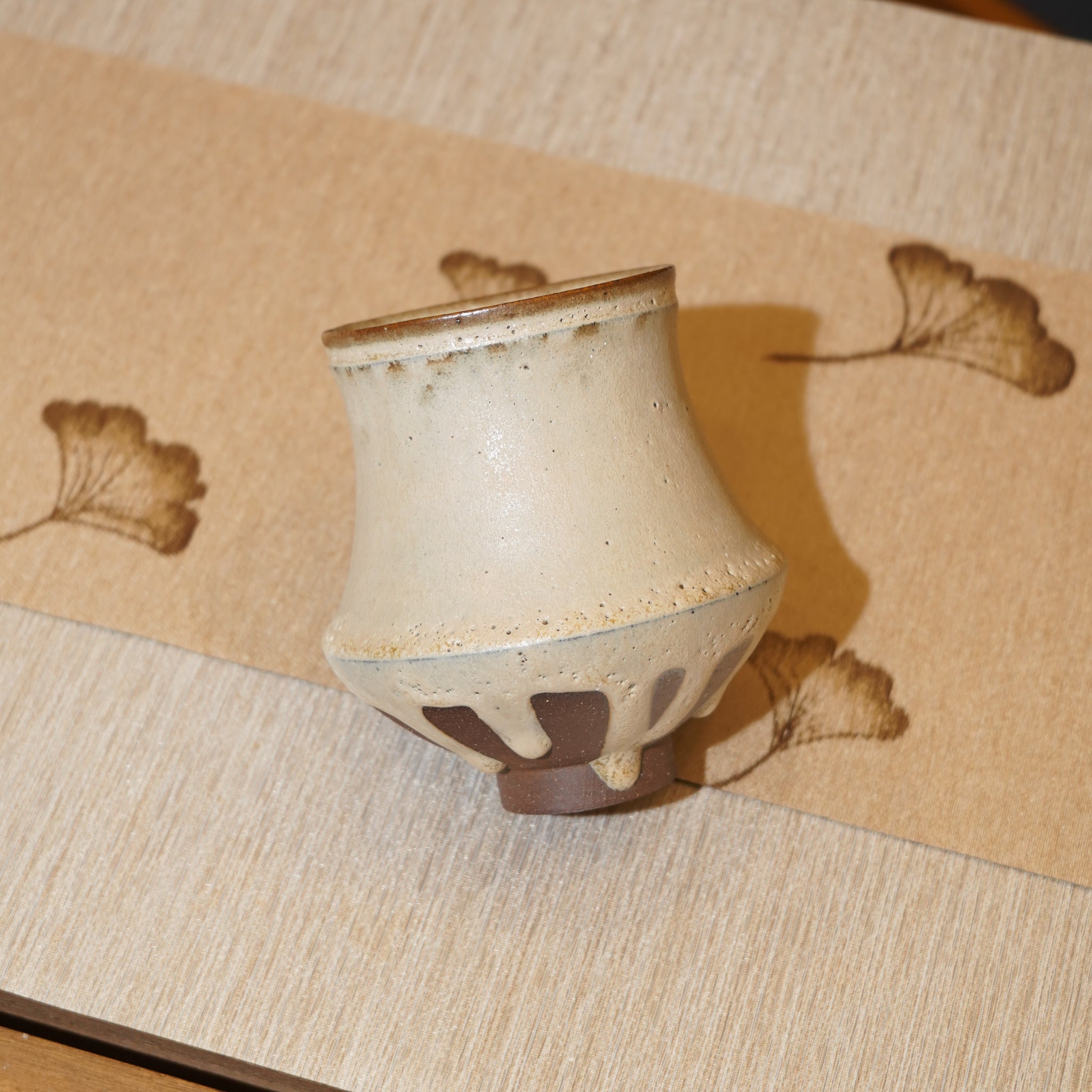 *新品*【雪隱·富嶽】全手工紅陶炻器茶盂