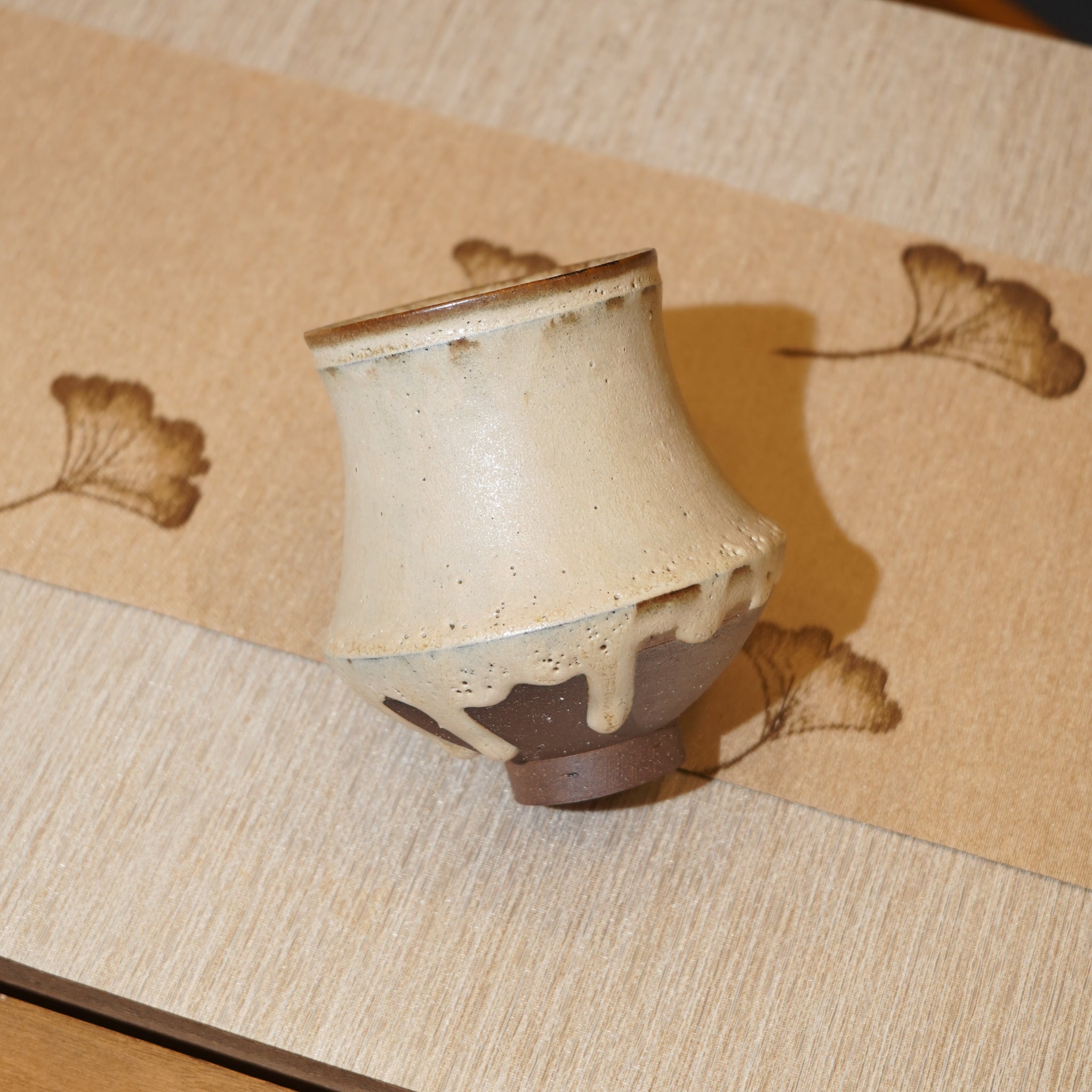 *新品*【雪隱·富嶽】全手工紅陶炻器茶盂