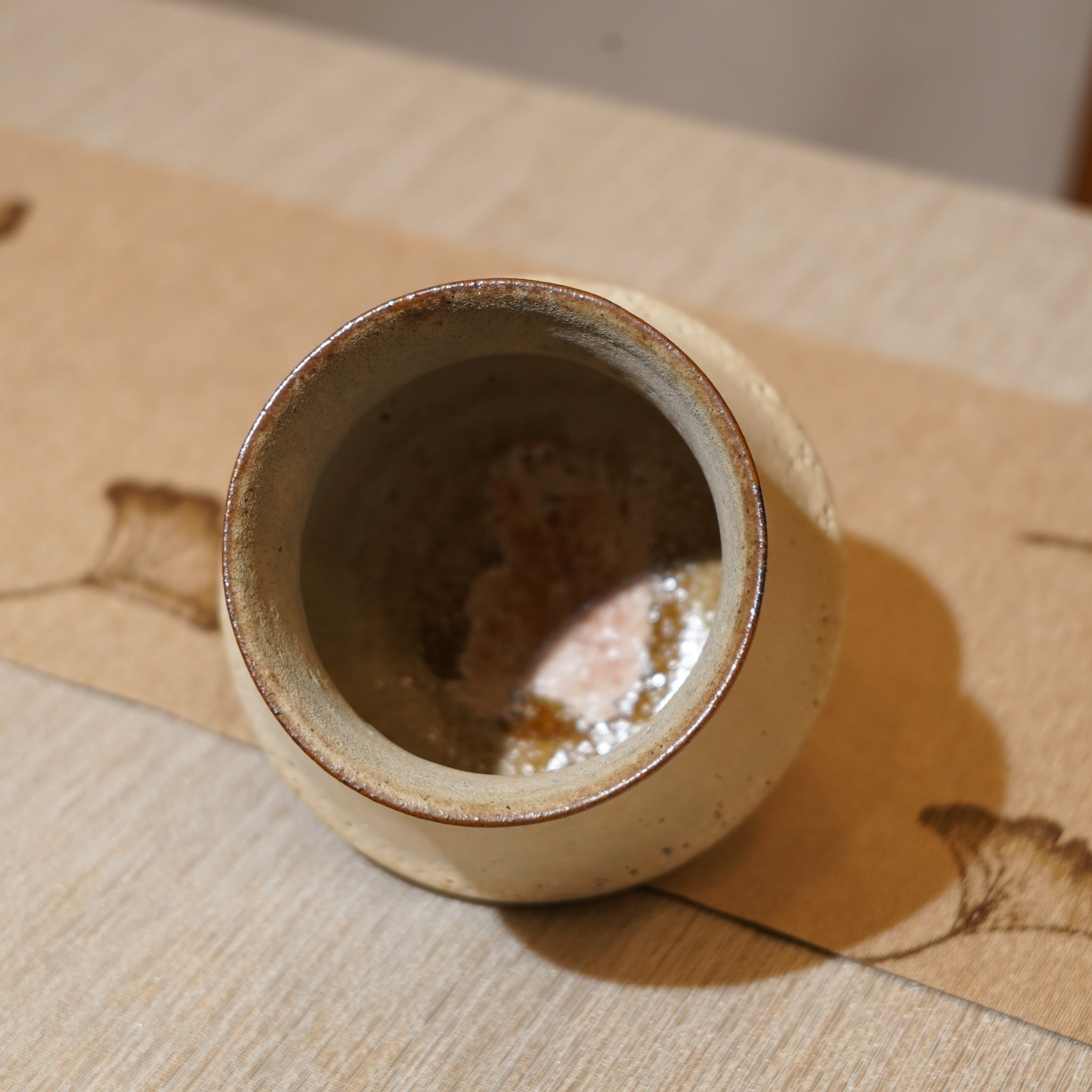 *新品*【雪隱·富嶽】全手工紅陶炻器茶盂