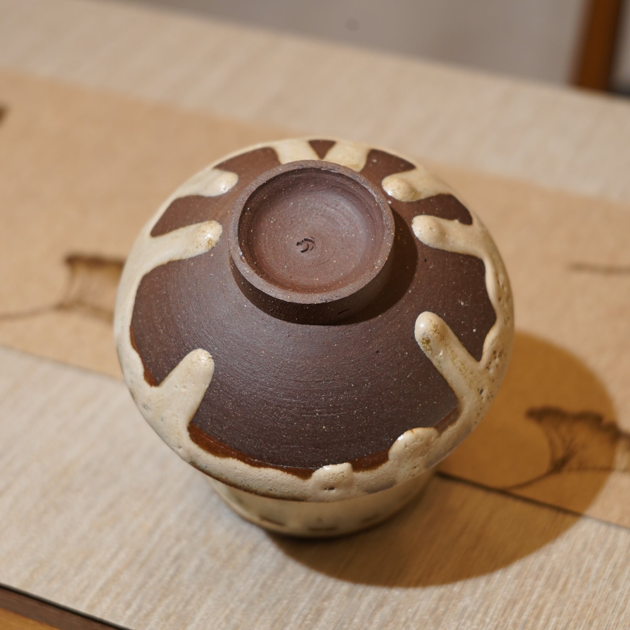 *新品*【雪隱·富嶽】全手工紅陶炻器茶盂