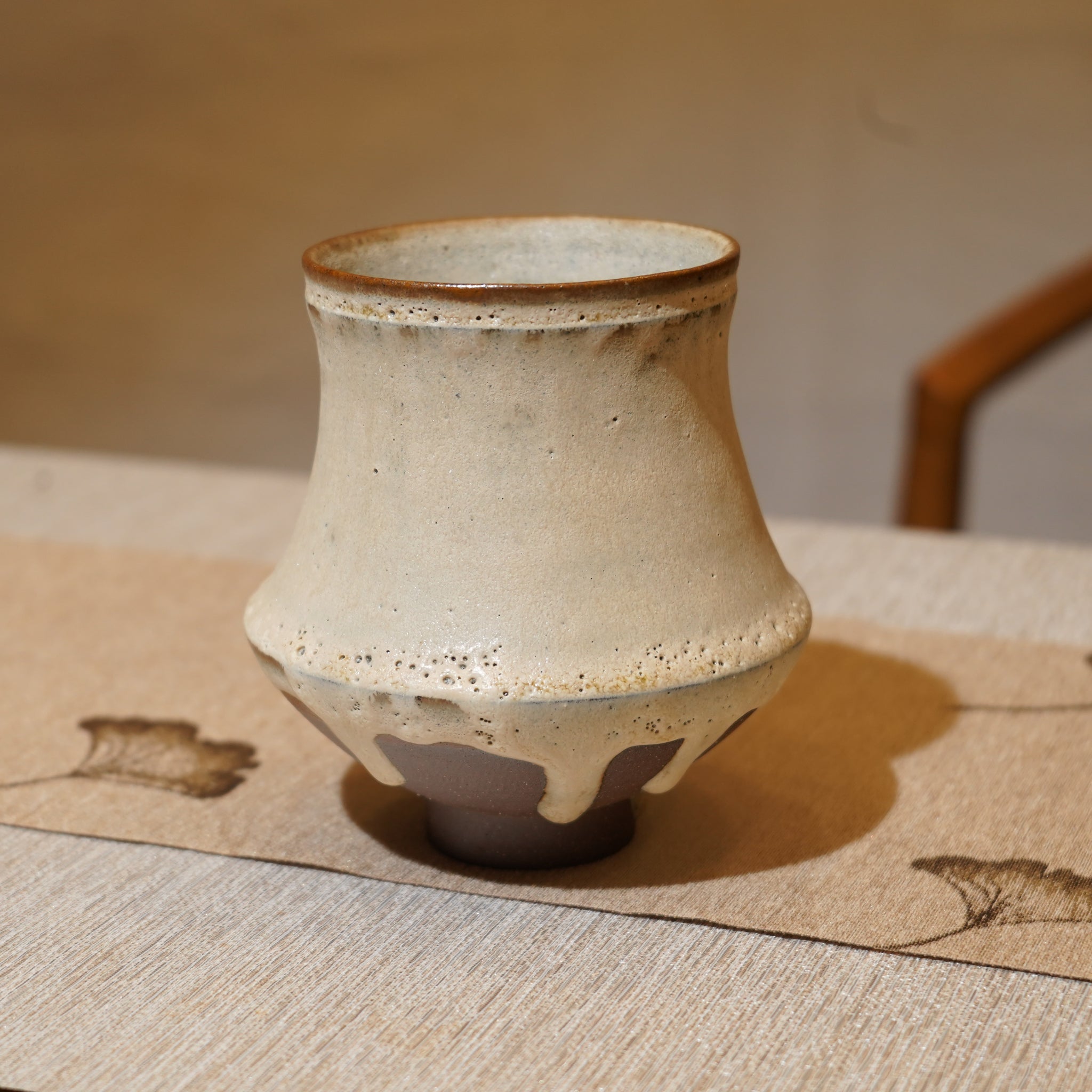 *新品*【雪隱·富嶽】全手工紅陶炻器茶盂