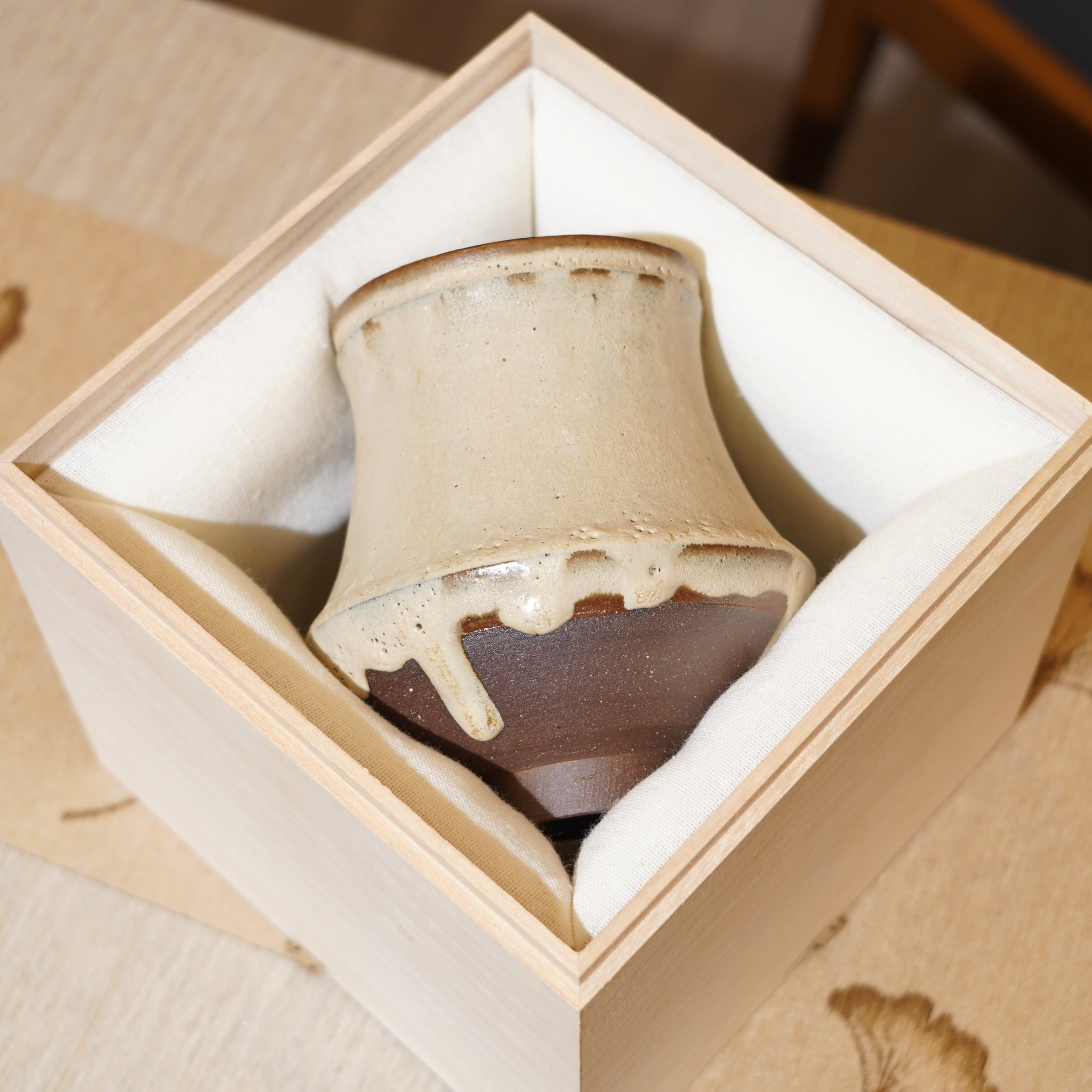 *新品*【雪隱·富嶽】全手工紅陶炻器茶盂