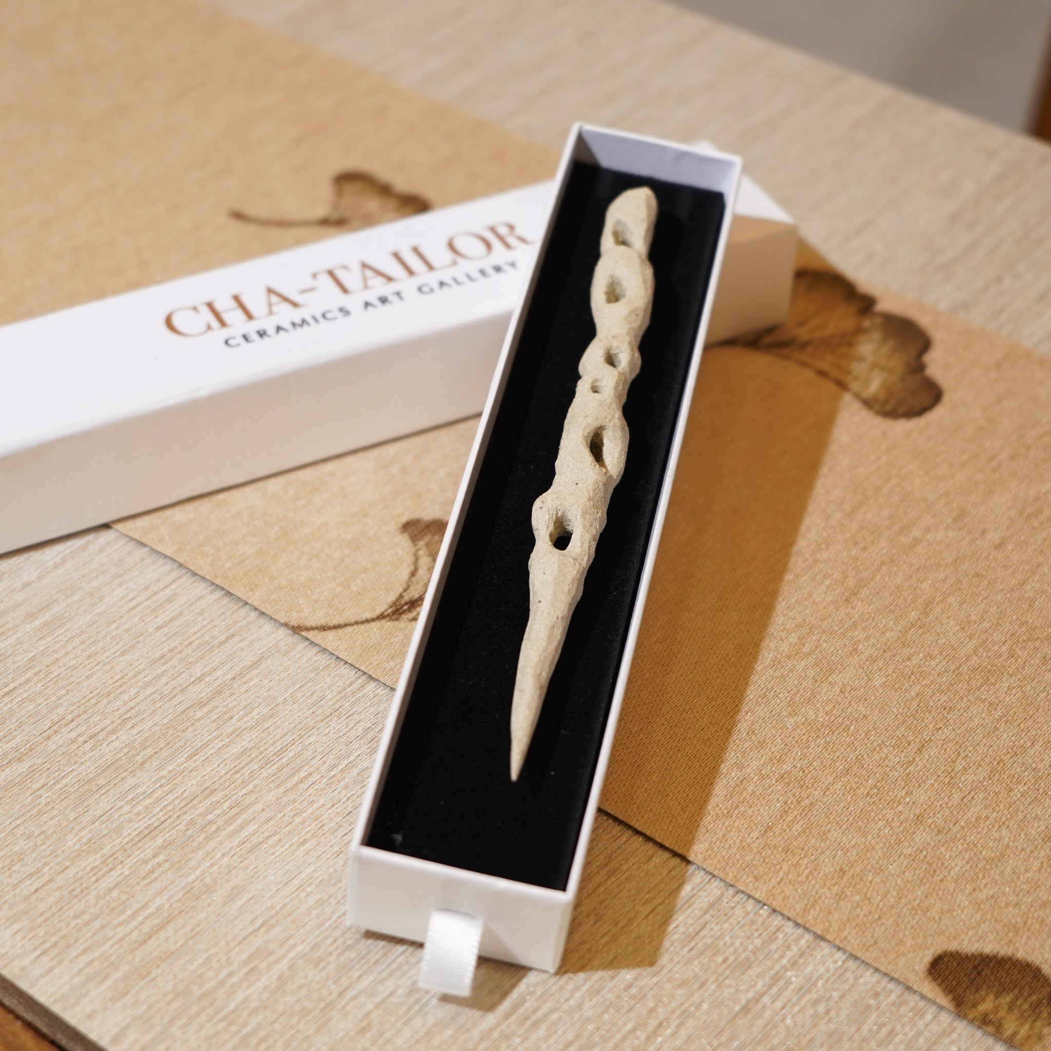 *新品*【雪隱 · 雲骨】全手工雕刻灰陶茶針