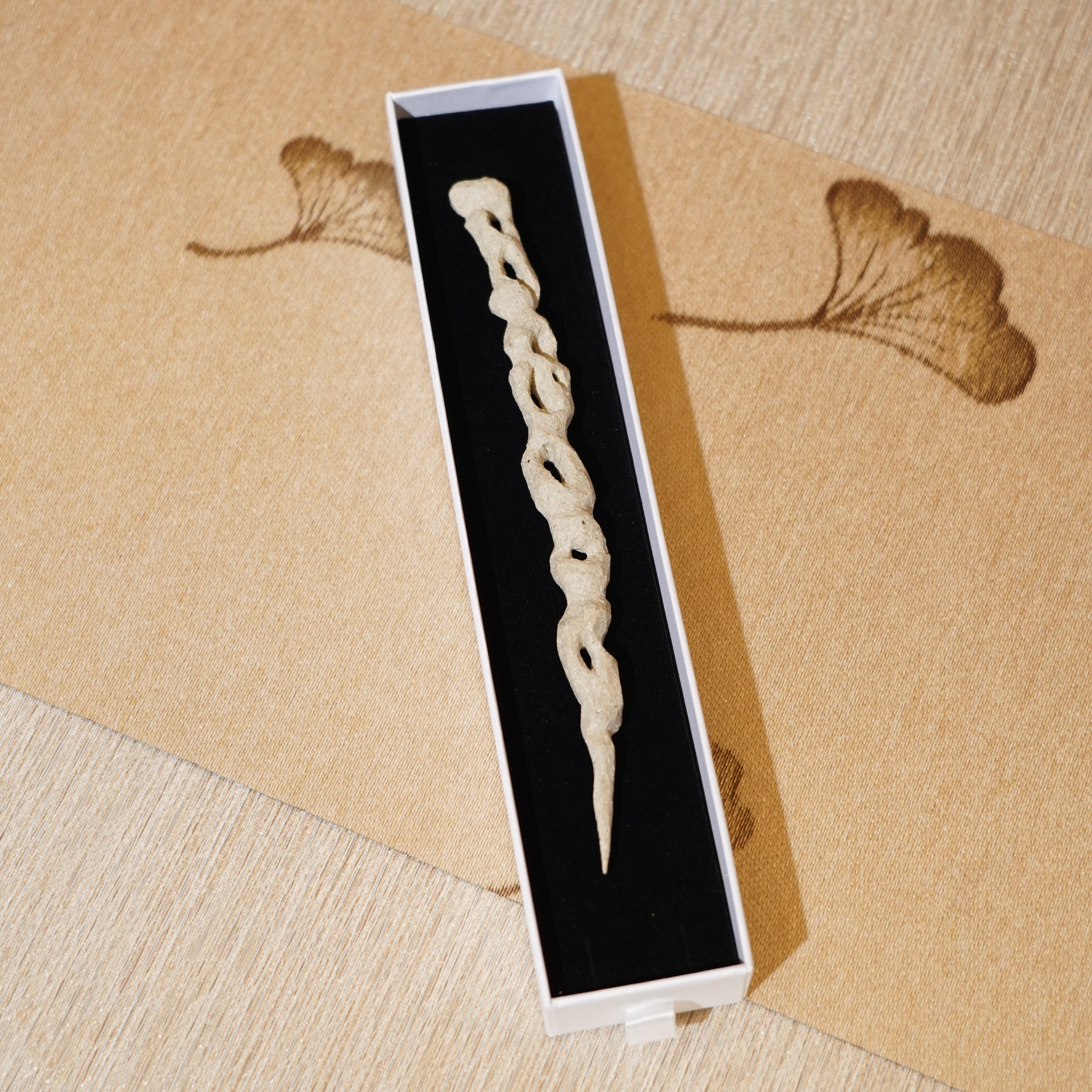 *新品*【雪隱 · 雲骨】全手工雕刻灰陶茶針