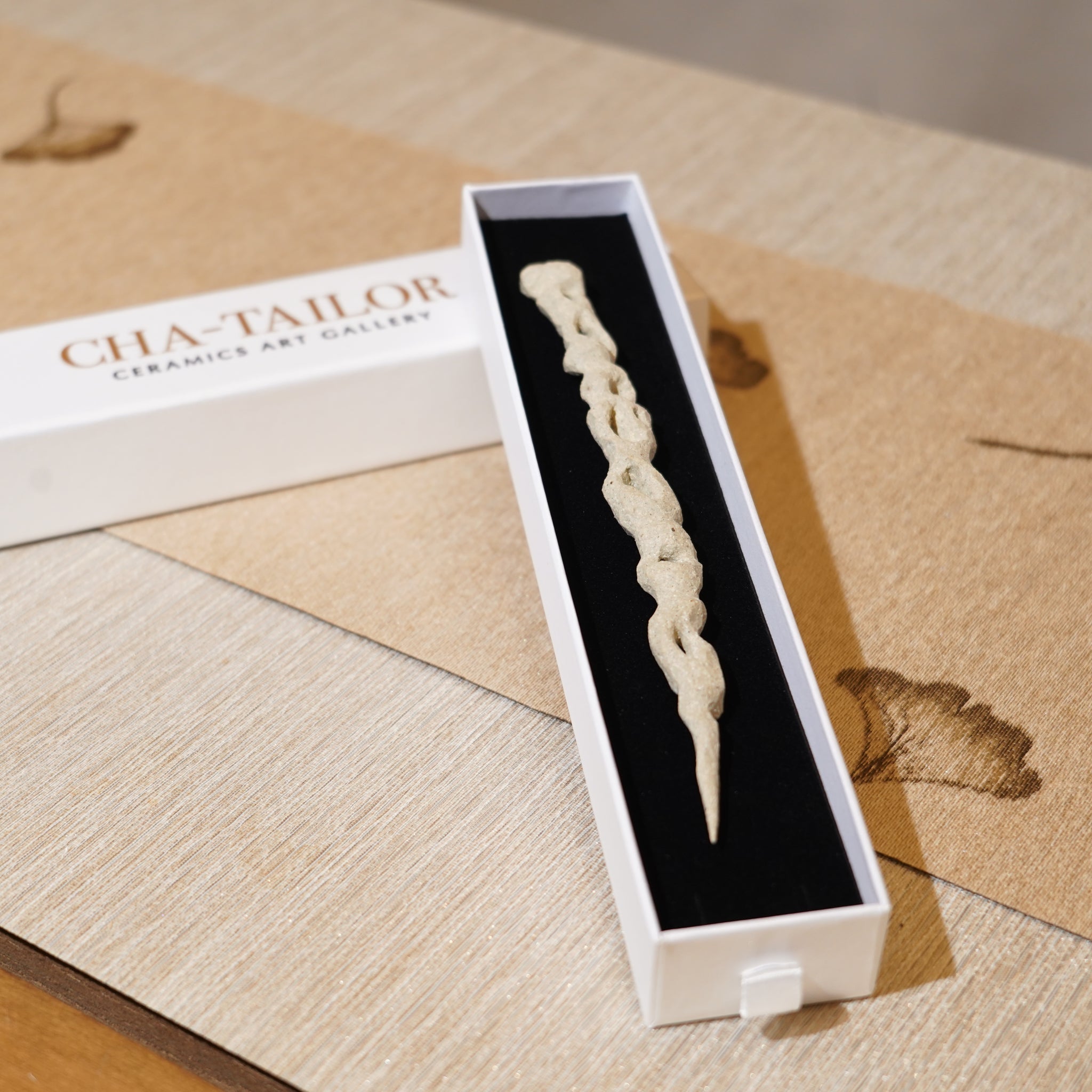 *新品*【雪隱 · 雲骨】全手工雕刻灰陶茶針