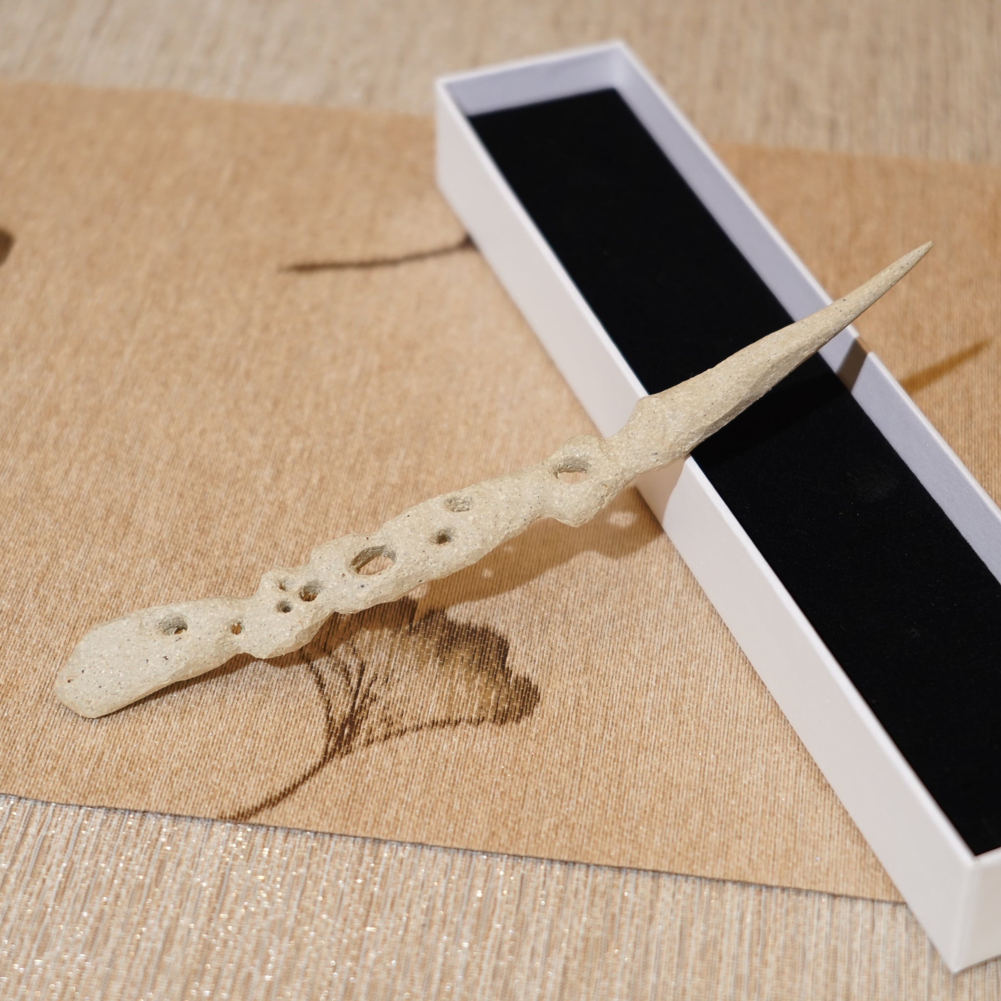 *新品*【雪隱 · 雲骨】全手工雕刻灰陶茶針