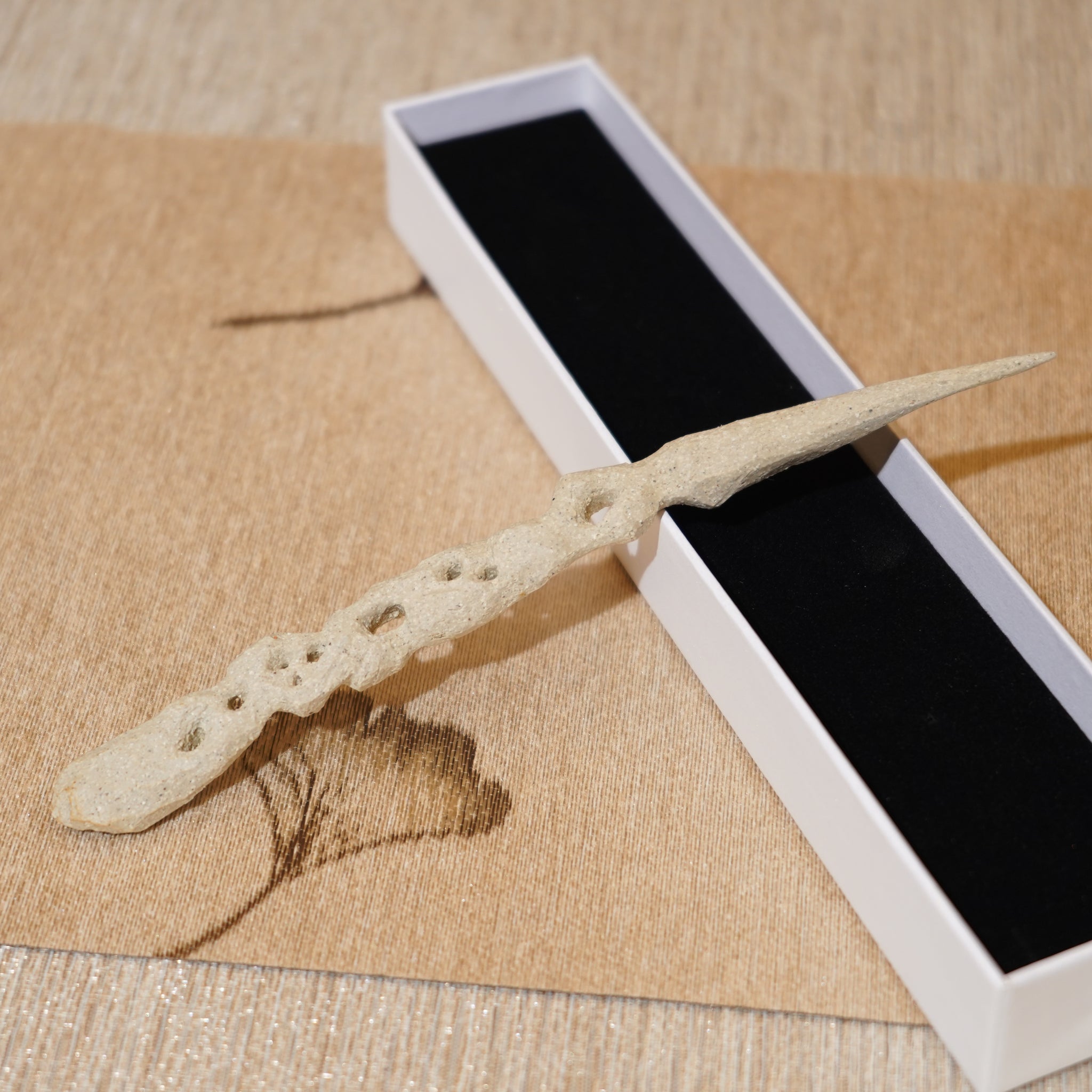 *新品*【雪隱 · 雲骨】全手工雕刻灰陶茶針