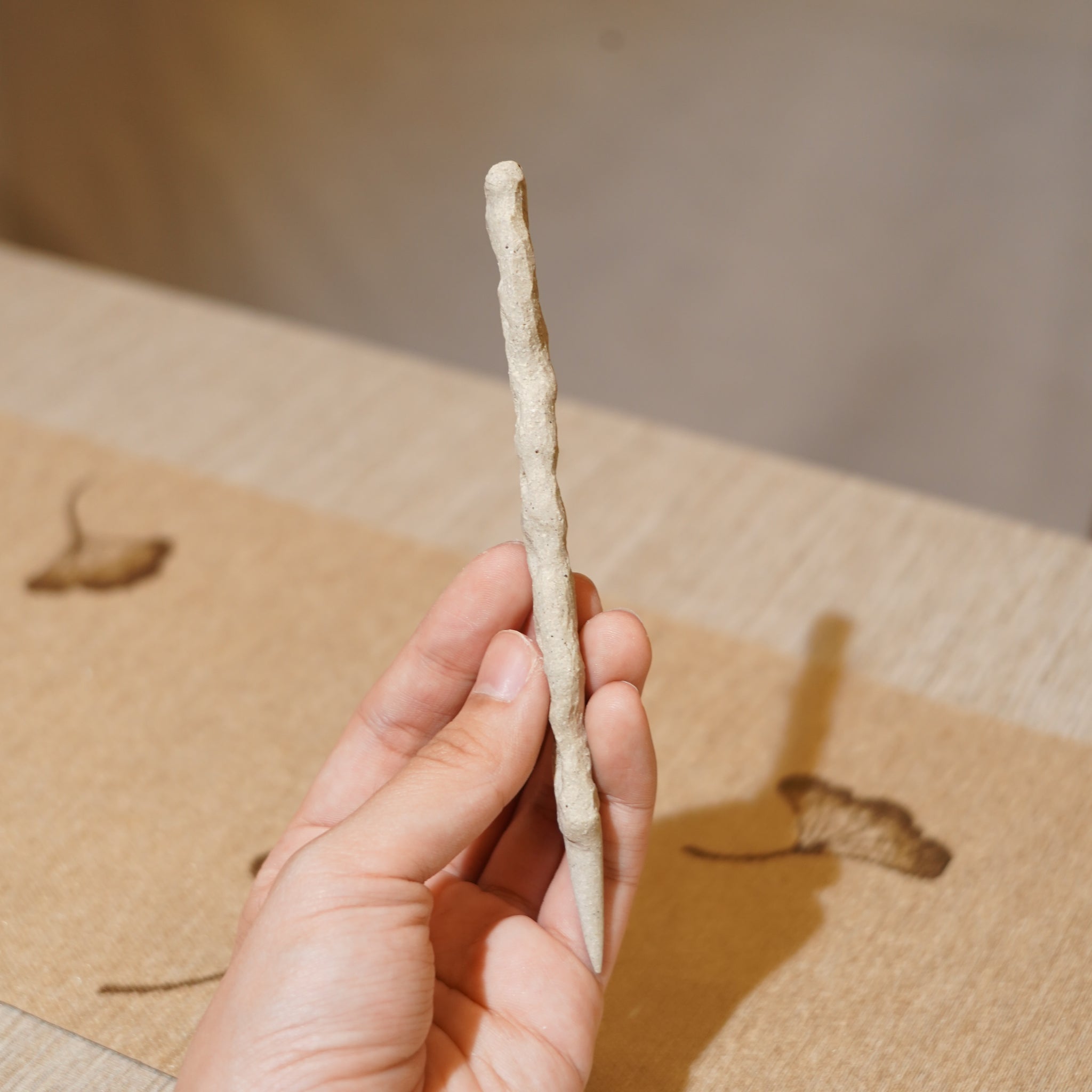 *新品*【雪隱 · 雲骨】全手工雕刻灰陶茶針