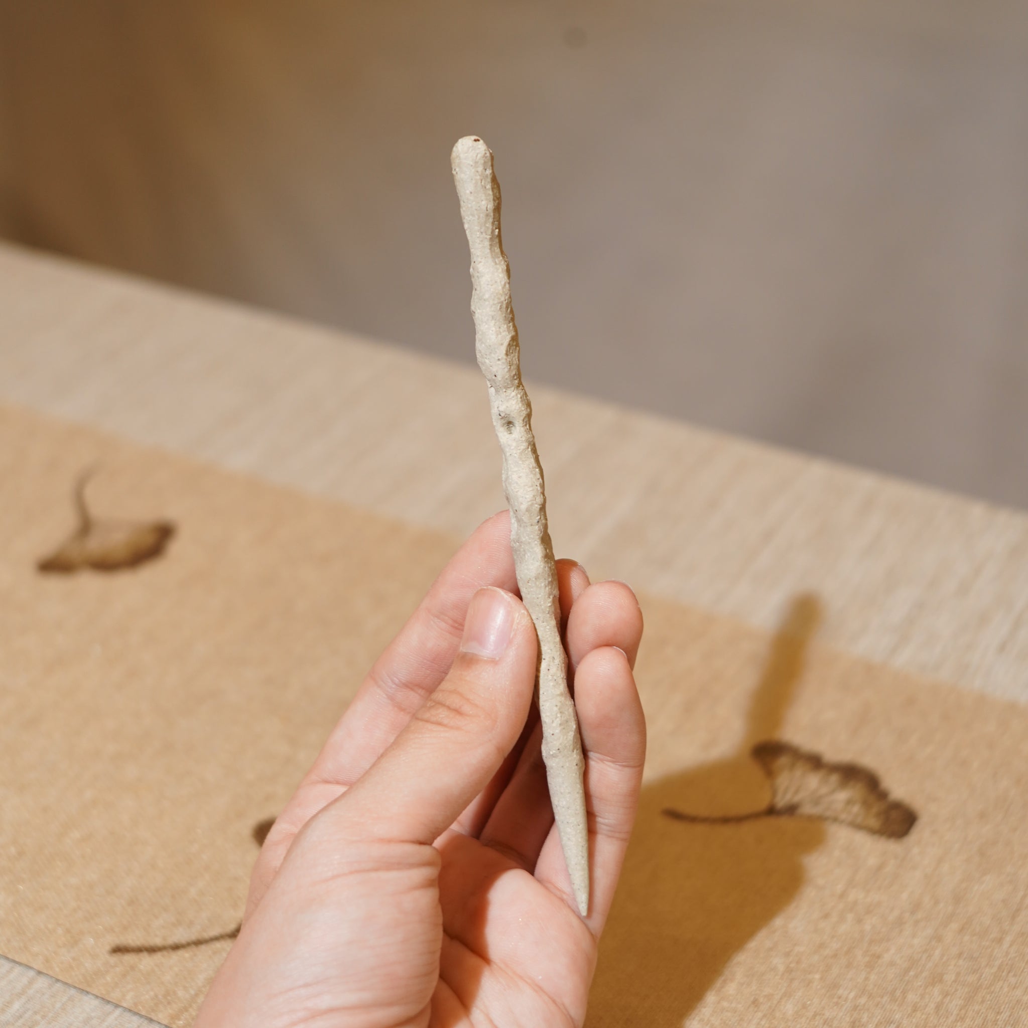 *新品*【雪隱 · 雲骨】全手工雕刻灰陶茶針