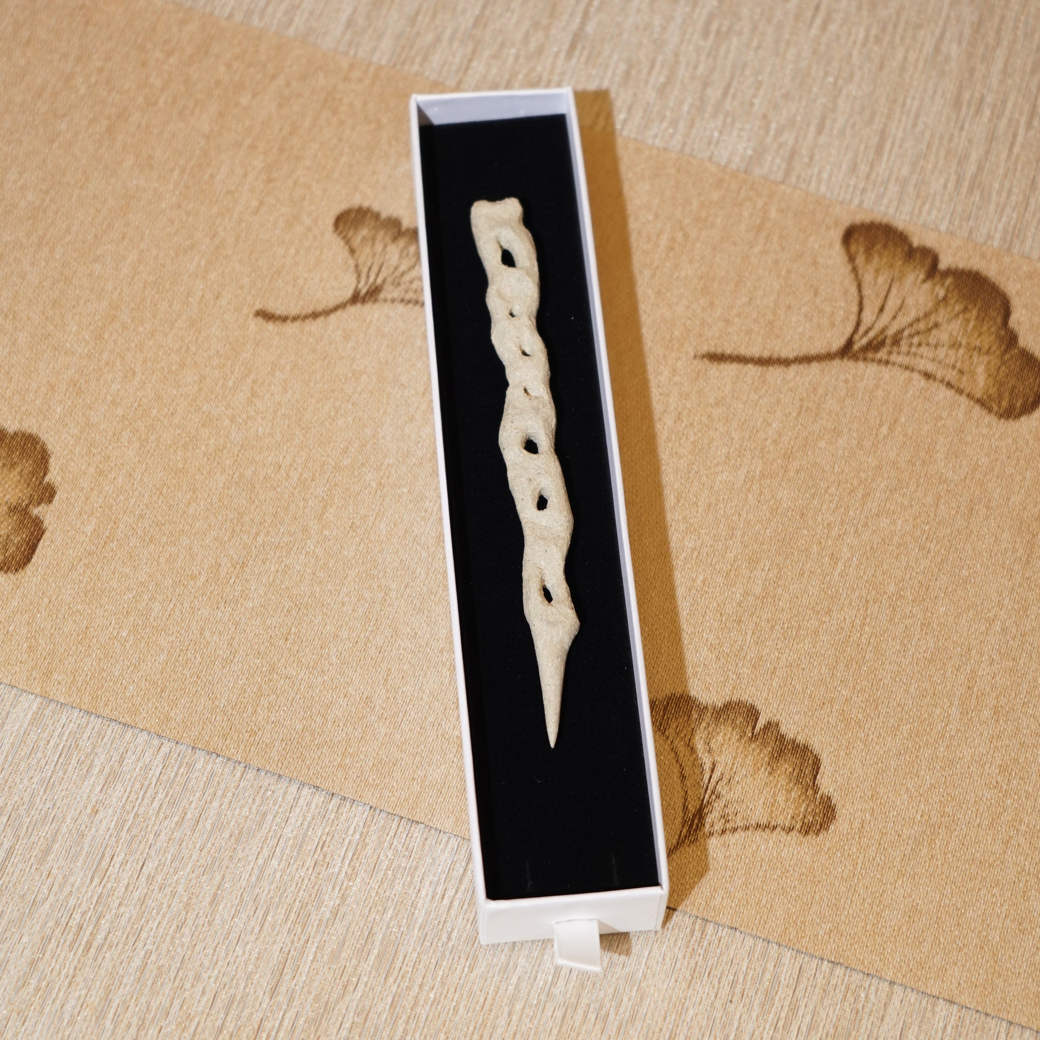 *新品*【雪隱 · 雲骨】全手工雕刻灰陶茶針