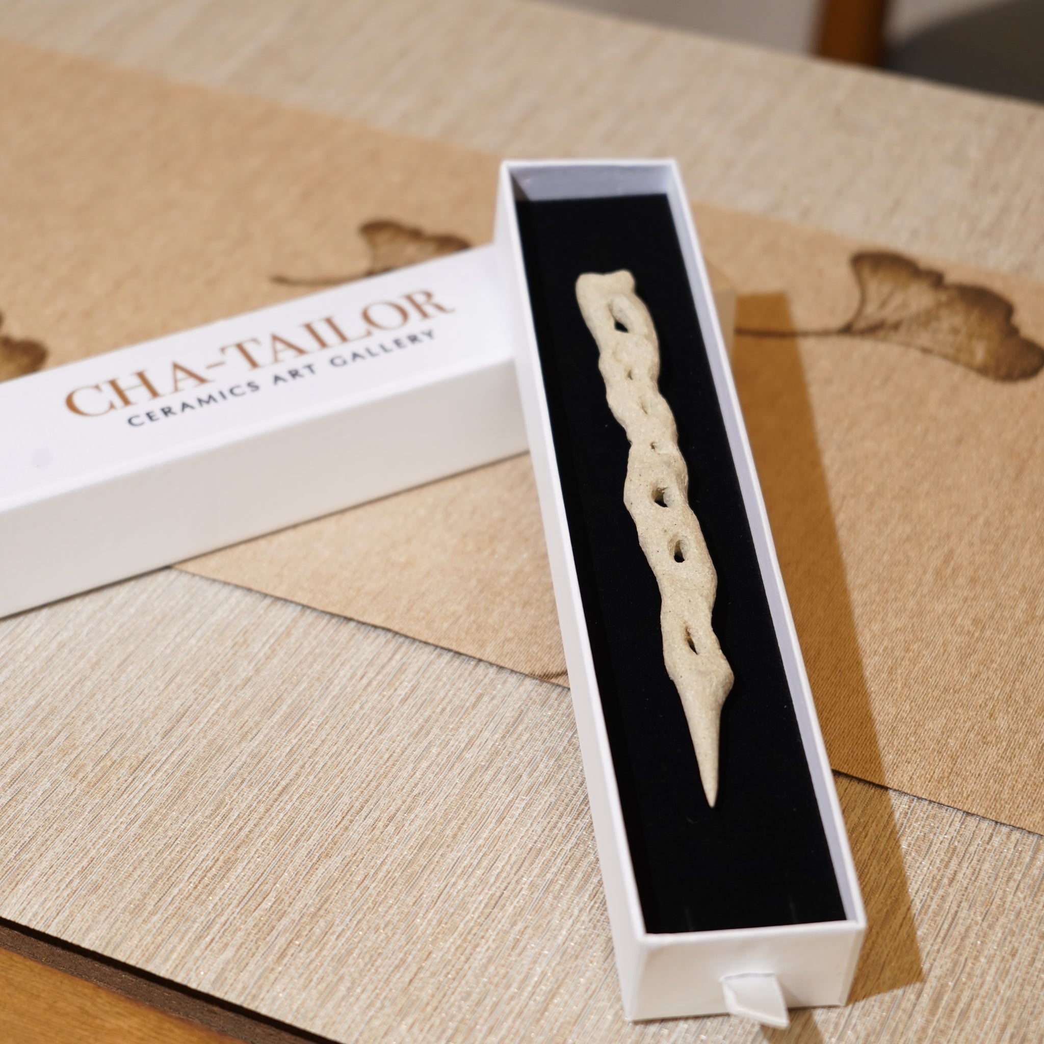 *新品*【雪隱 · 雲骨】全手工雕刻灰陶茶針