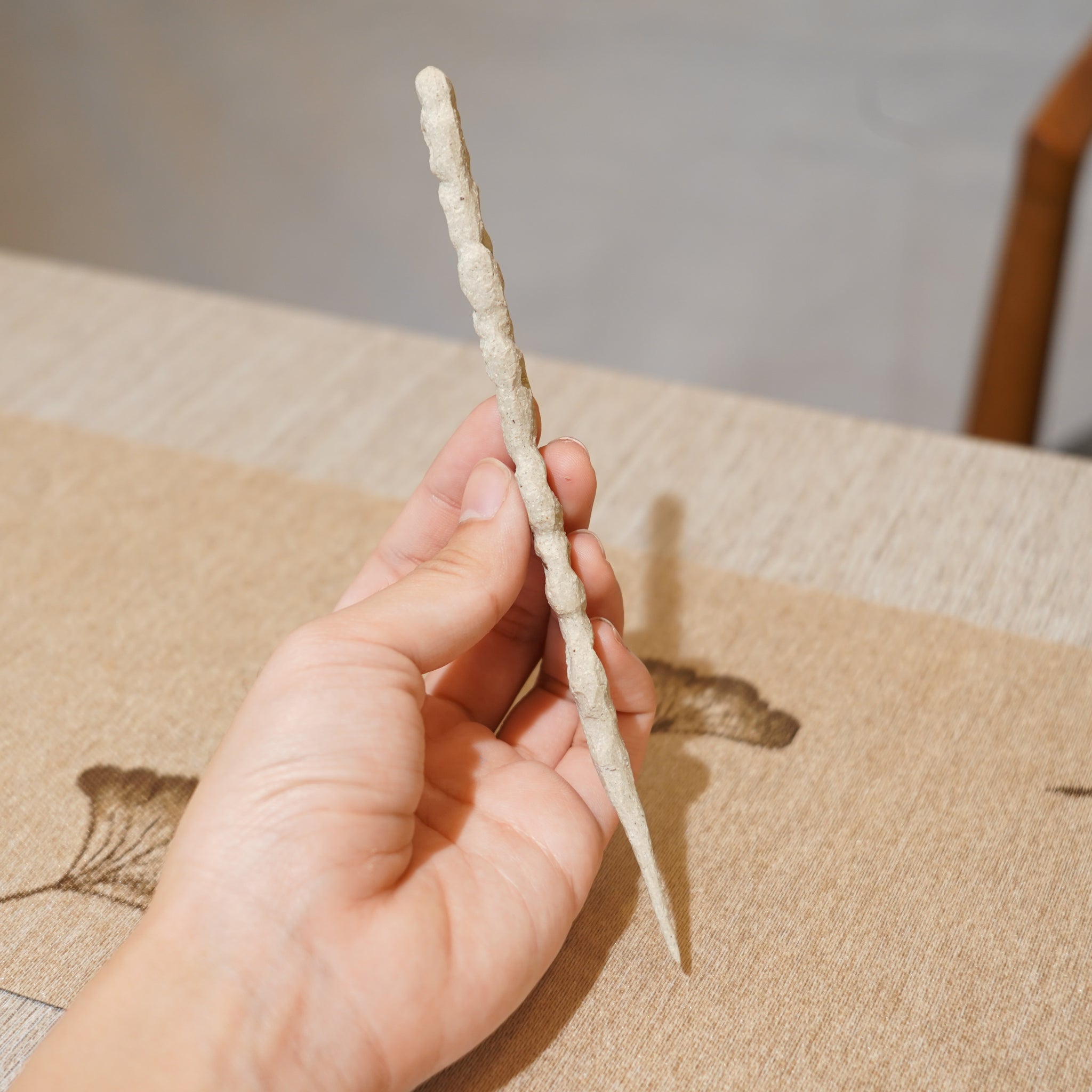 *新品*【雪隱 · 雲骨】全手工雕刻灰陶茶針