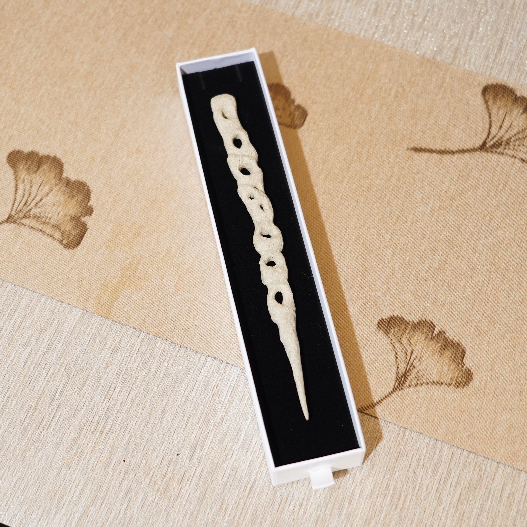 *新品*【雪隱 · 雲骨】全手工雕刻灰陶茶針