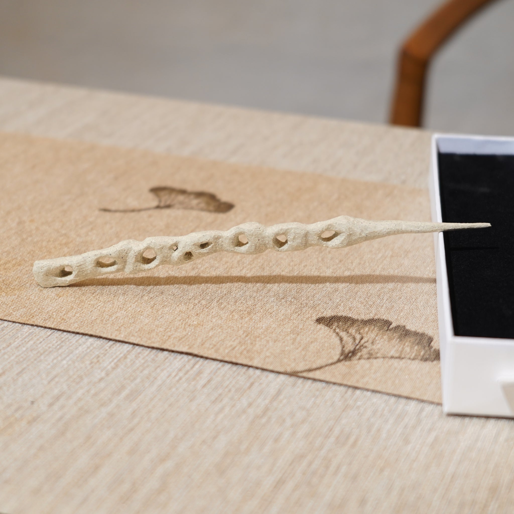 *新品*【雪隱 · 雲骨】全手工雕刻灰陶茶針