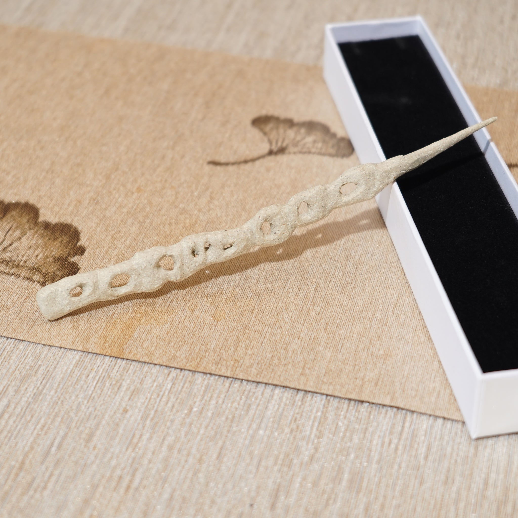 *新品*【雪隱 · 雲骨】全手工雕刻灰陶茶針